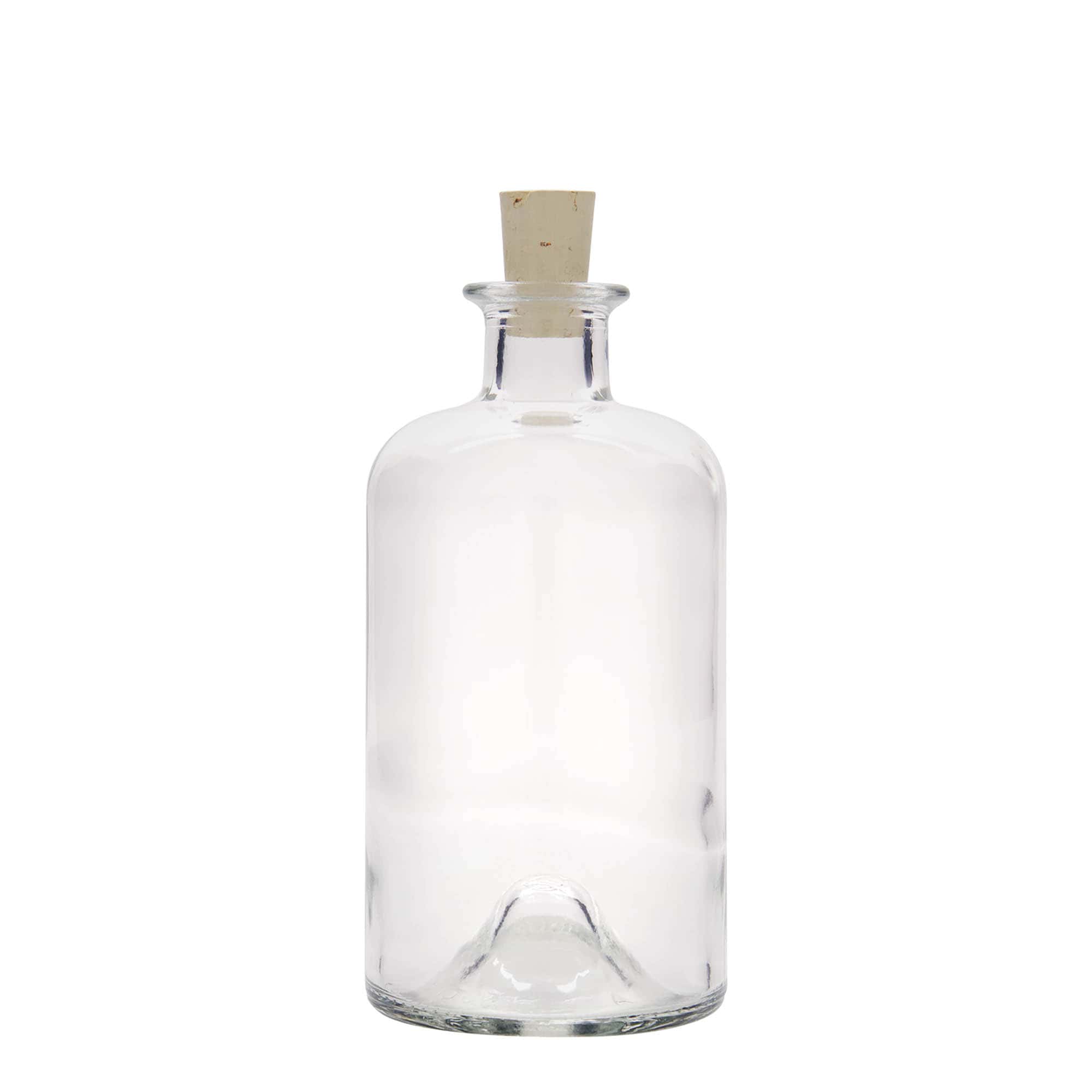 500 ml Glasflasche Apotheker „Doktor“, Mündung: Kork