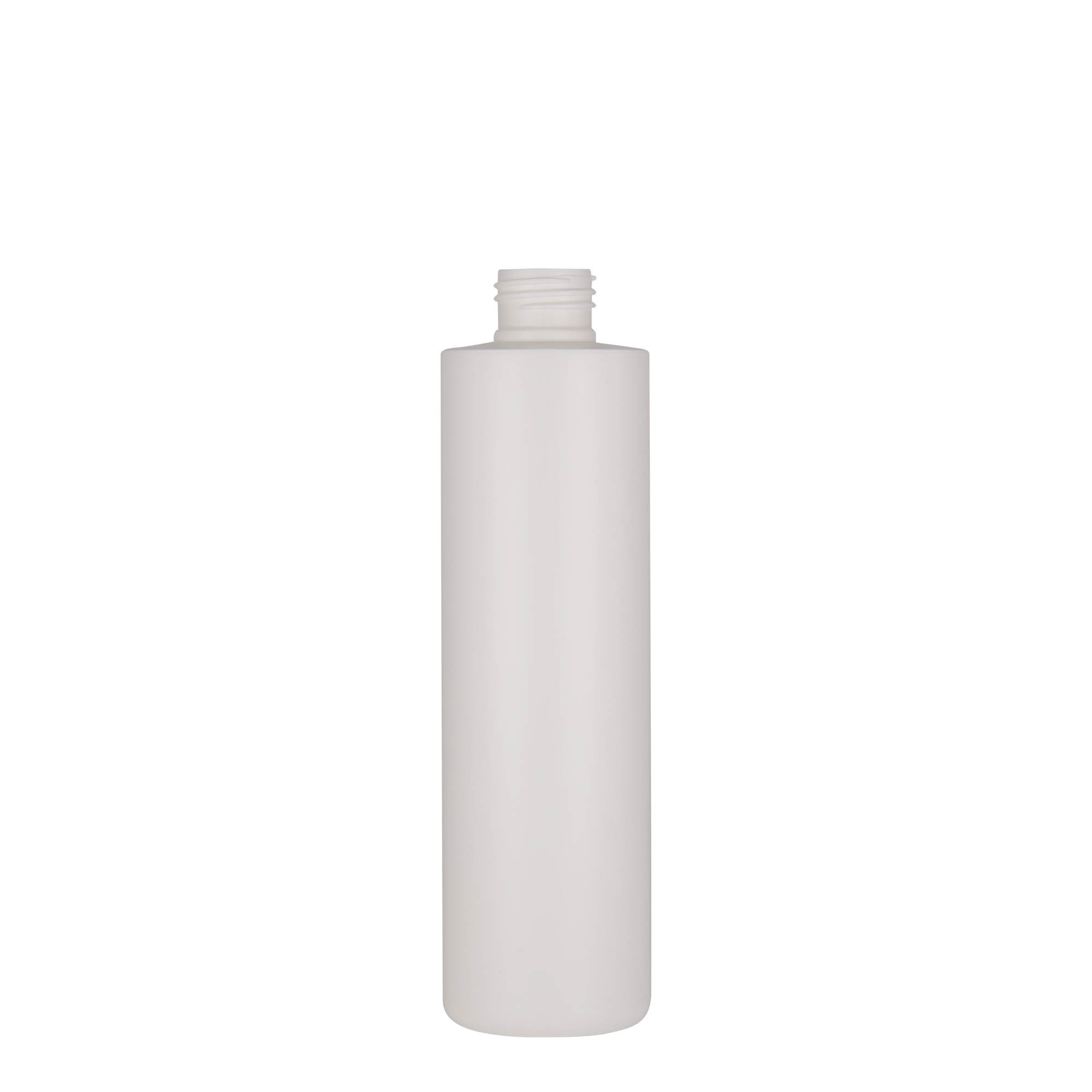 250 ml Kunststoffflasche 'Pipe', HDPE, weiß, Mündung: 24/410 250 ml Kunststoffflasche 'Pipe', HDPE, weiß, Mündung: 24/410