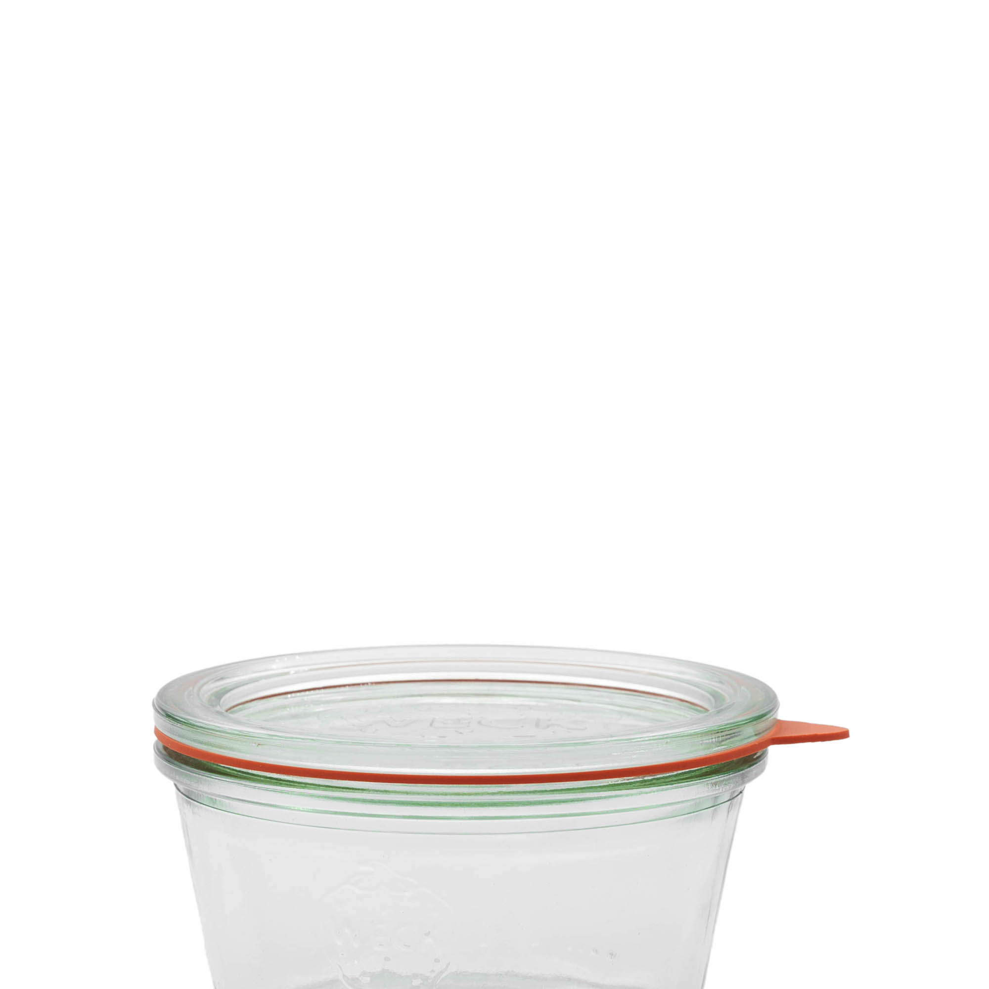 WECK-Einkochring RR100, rot, Mündung: Rundrand WECK-Einkochring RR100, rot, Mündung: Rundrand