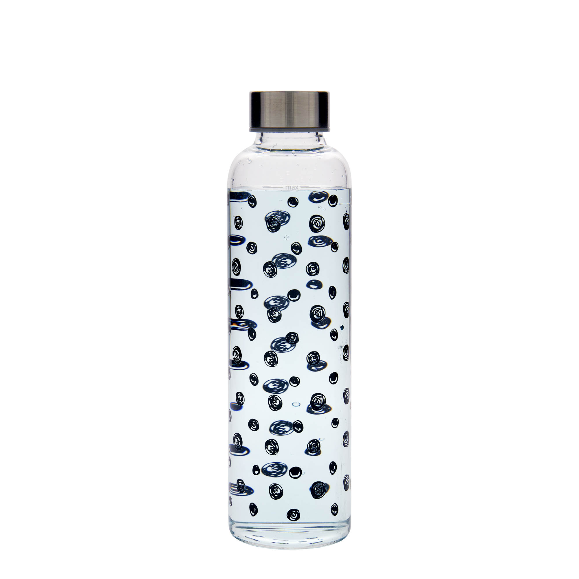 500 ml Trinkflasche 'Perseus - Schwarze Punkte', Mündung: Schraubverschluss 500 ml Trinkflasche 'Perseus - Schwarze Punkte', Mündung: Schraubverschluss