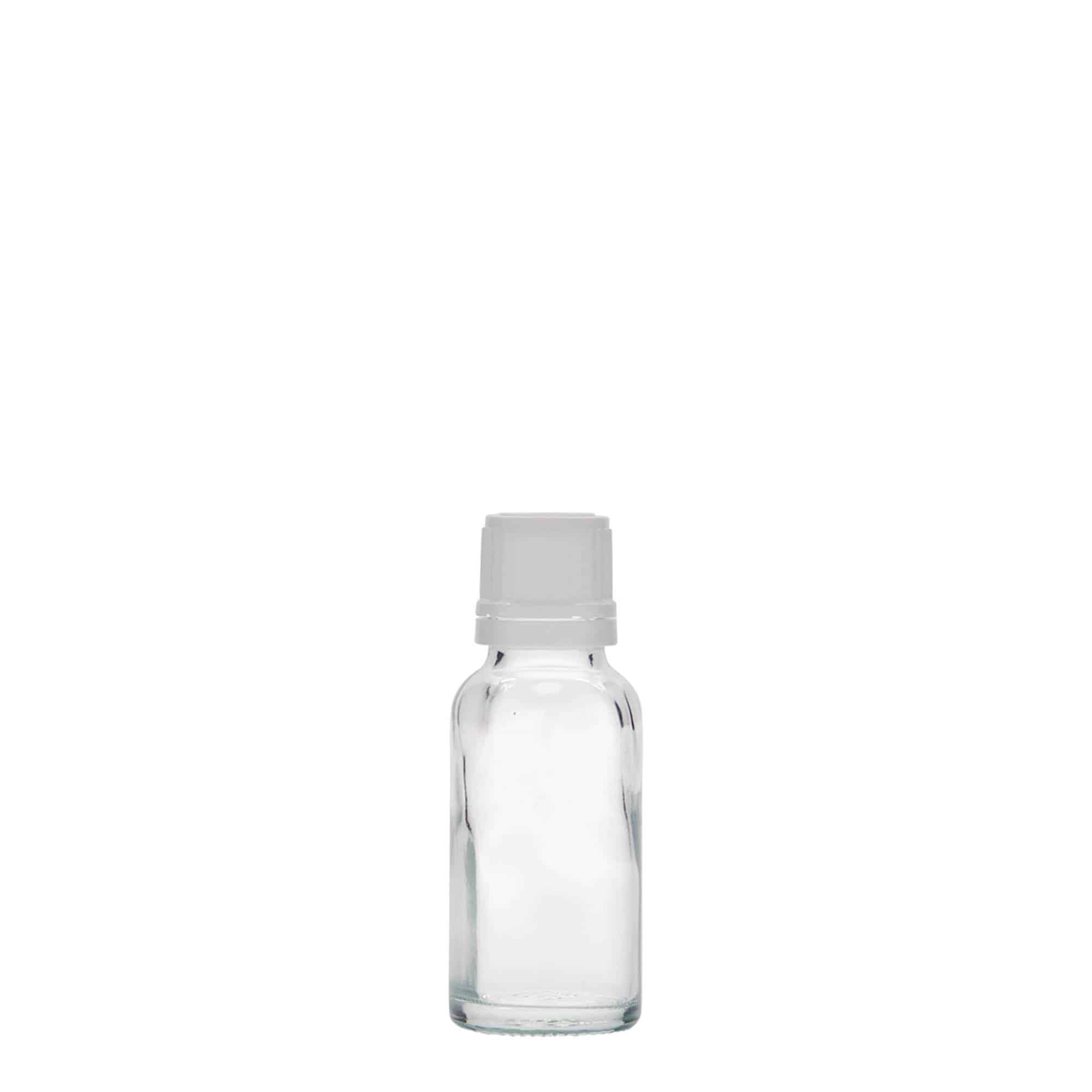 20 ml Medizinflasche, Glas, Mündung: DIN 18 20 ml Medizinflasche, Glas, Mündung: DIN 18
