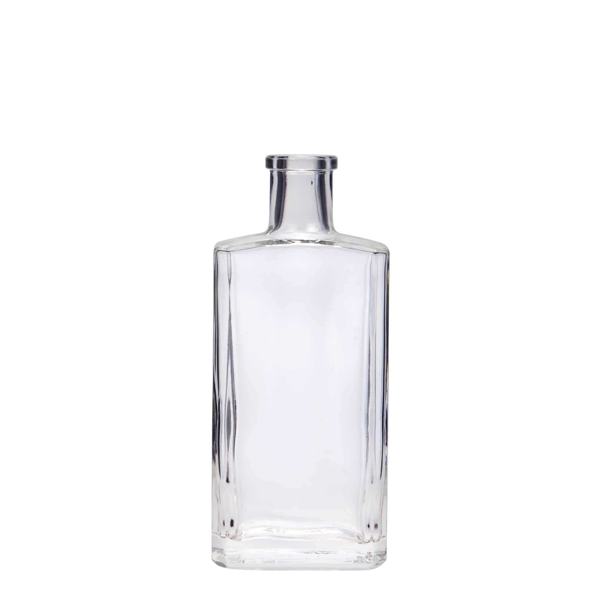 200 ml Glasflasche 'Shiny', rechteckig, Mündung: Kork 200 ml Glasflasche 'Shiny', rechteckig, Mündung: Kork