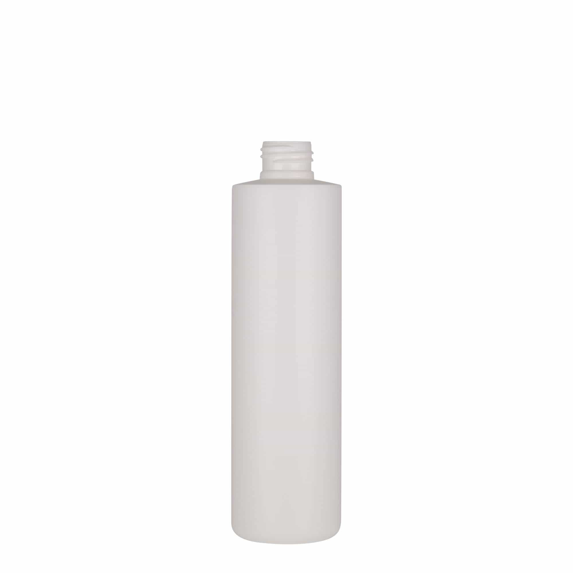 250 ml Kunststoffflasche 'Pipe', Green HDPE, weiß, Mündung: 24/410 250 ml Kunststoffflasche 'Pipe', Green HDPE, weiß, Mündung: 24/410