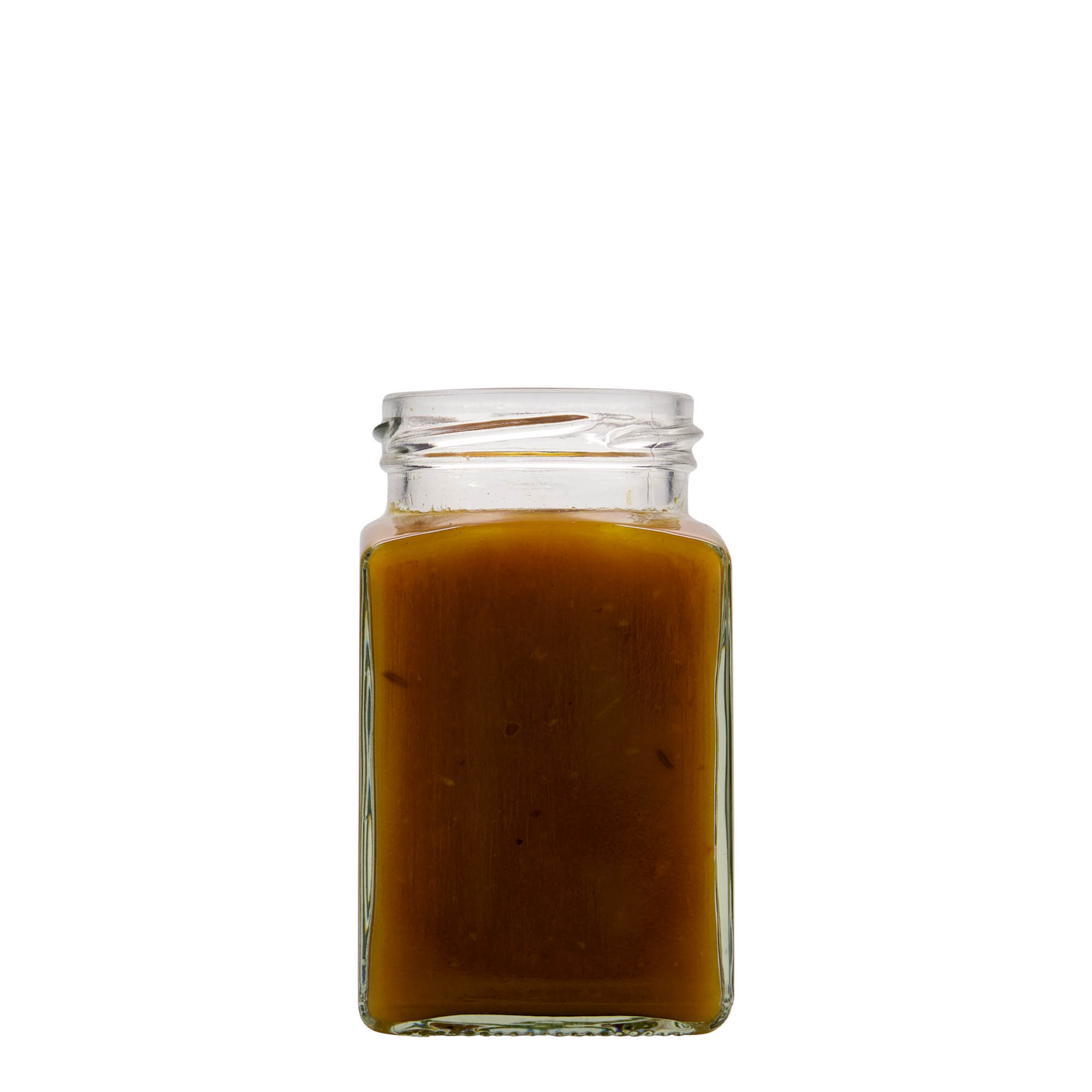 260 ml Vierkantglas, Mündung: Twist-Off (TO 58) 260 ml Vierkantglas, Mündung: Twist-Off (TO 58)