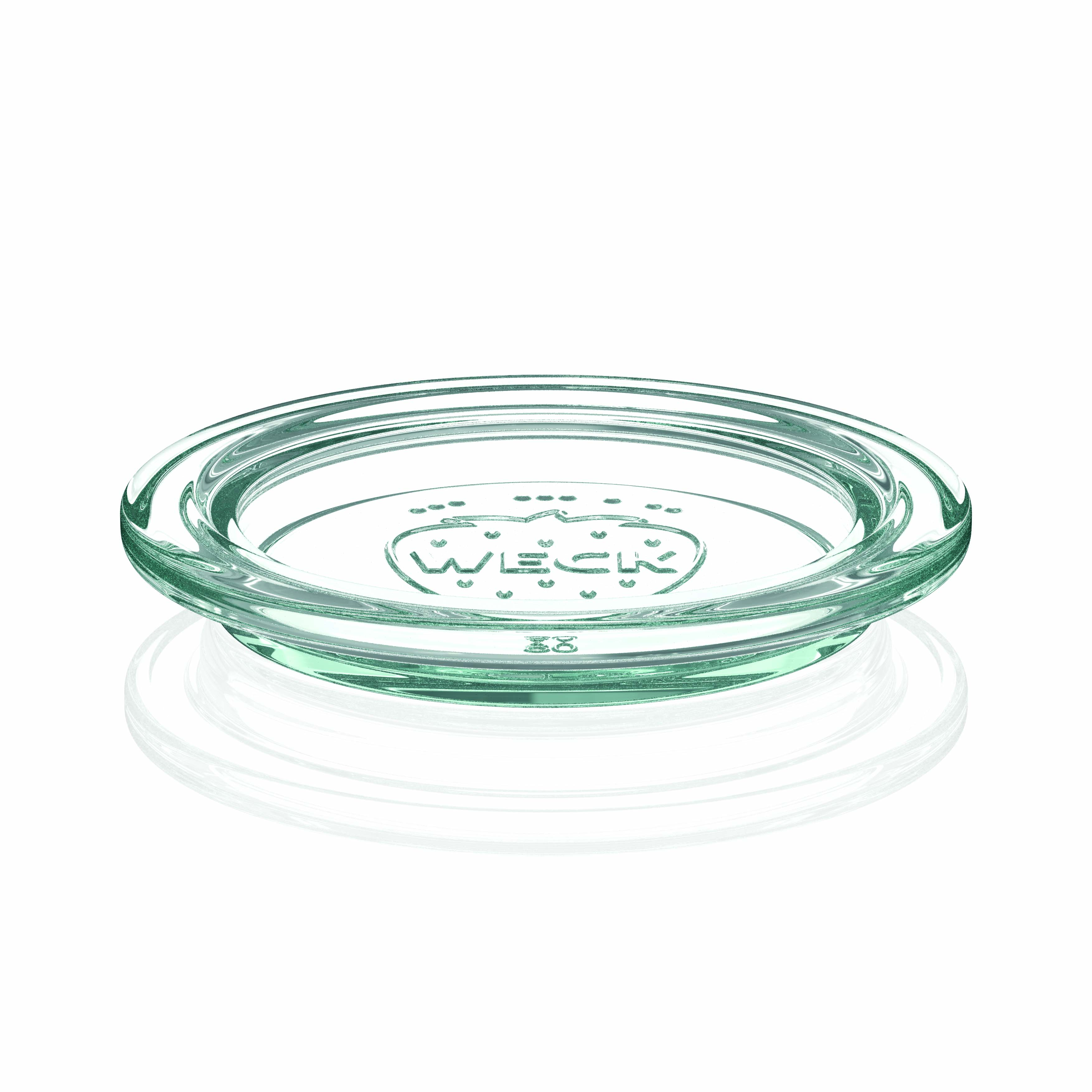 6x 290 ml WECK-Sturzglas hoch mit Glasdeckel RR 80