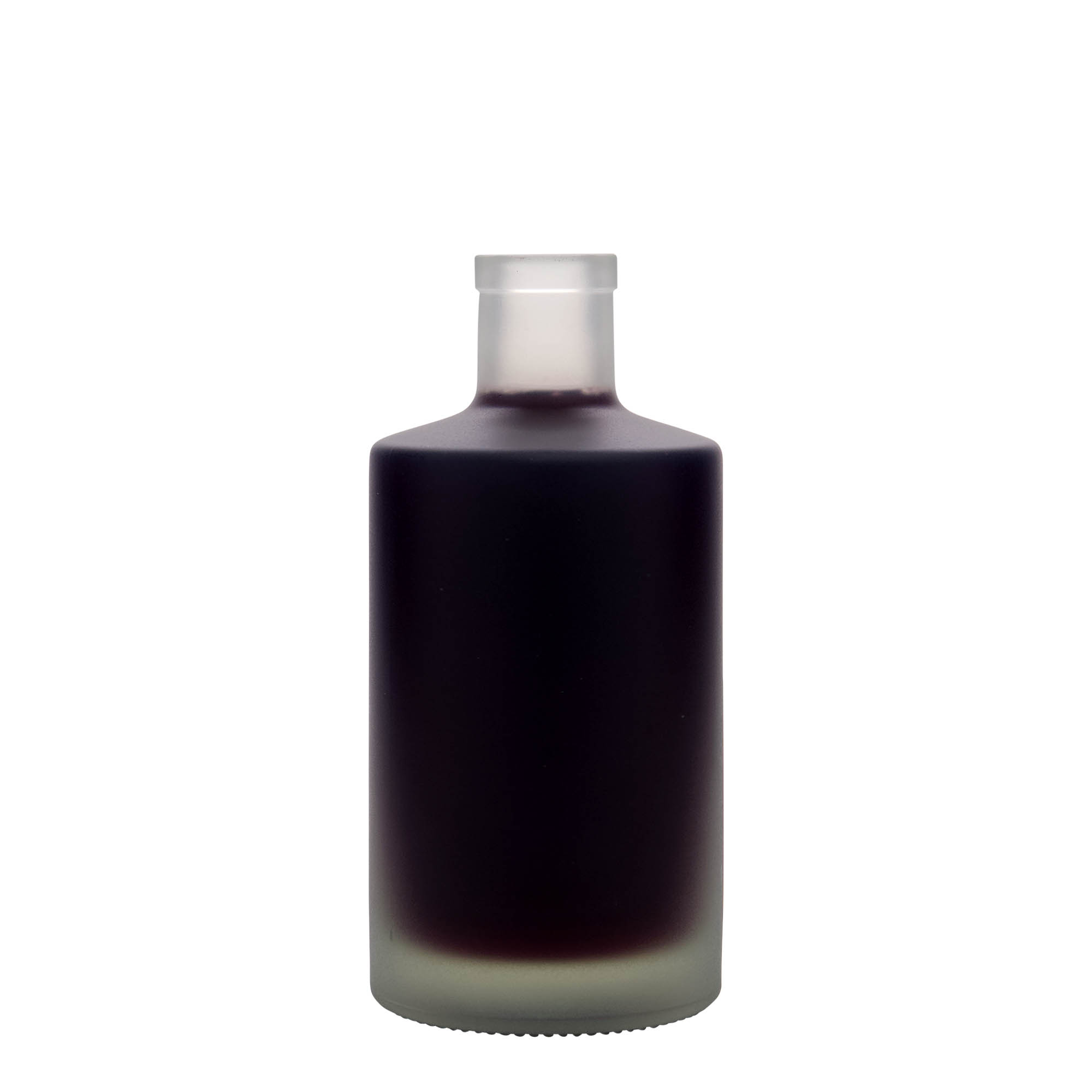 500 ml Glasflasche „Caroline“, geeist, Mündung: Kork