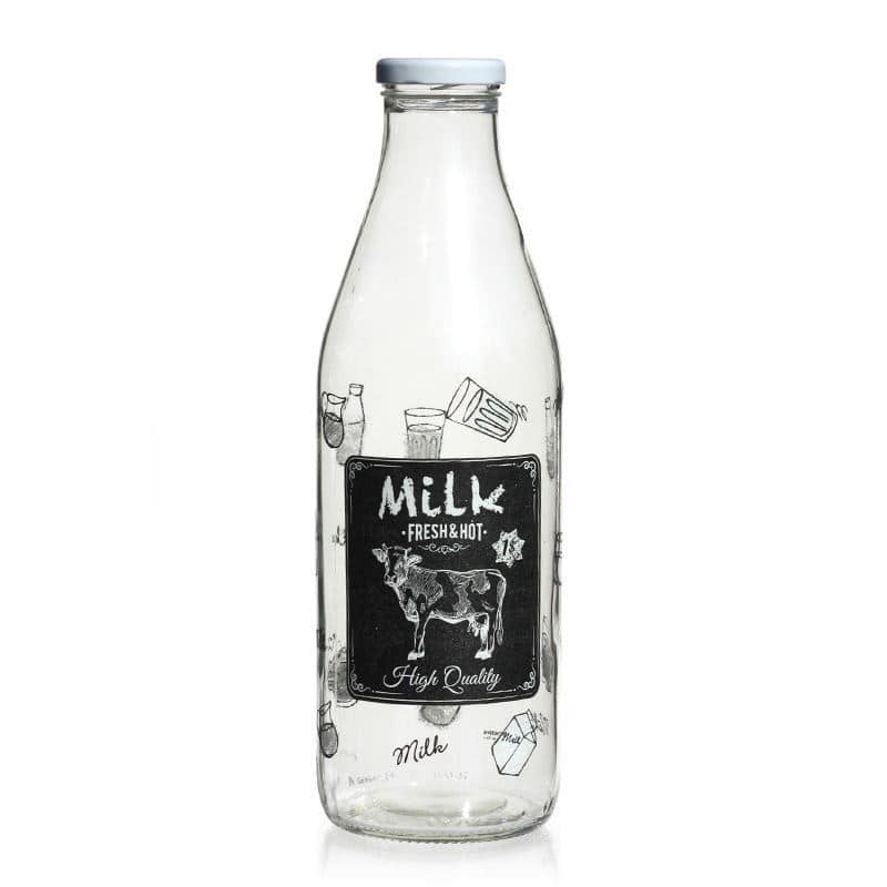 1.000 ml Milchflasche 'Latteria', Mündung: Twist-Off (TO 43)
