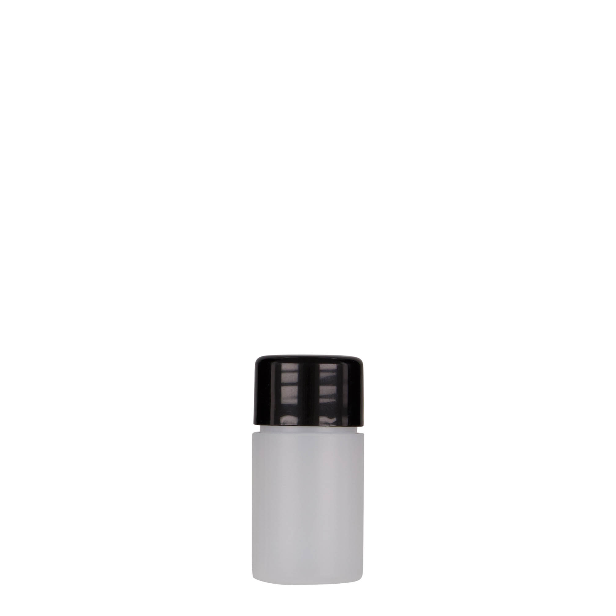 15 ml Kunststoffflasche 'Tuffy', HDPE, natur, Mündung: 24/410