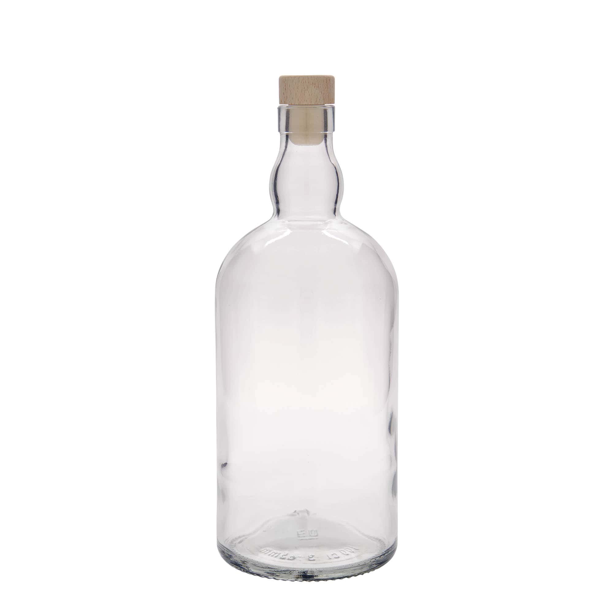 1000 ml Glasflasche 'Aberdeen', Mündung: Kork