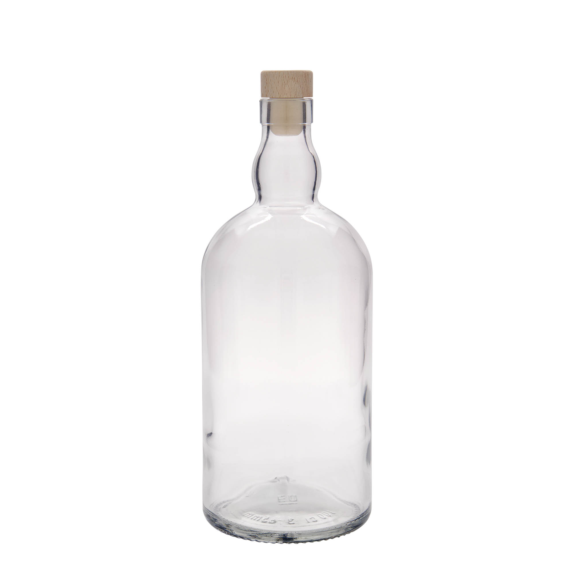 1000 ml Glasflasche „Aberdeen“, Mündung: Kork