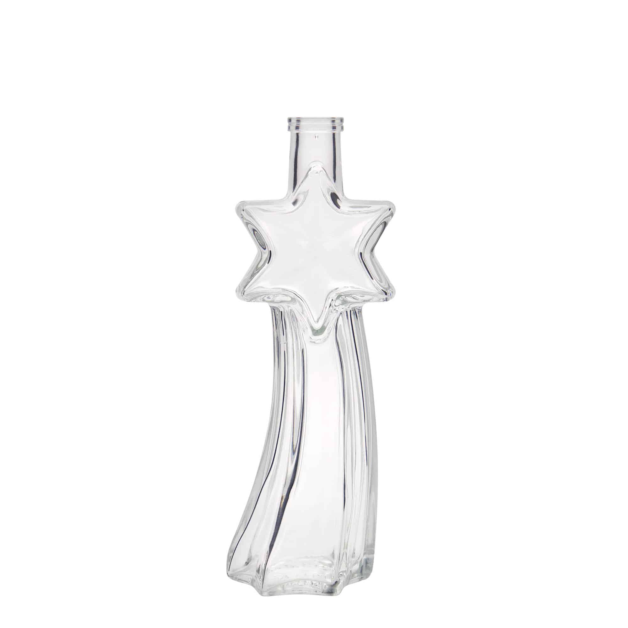 200 ml Glasflasche 'Sternschnuppe', Mündung: Kork 200 ml Glasflasche 'Sternschnuppe', Mündung: Kork