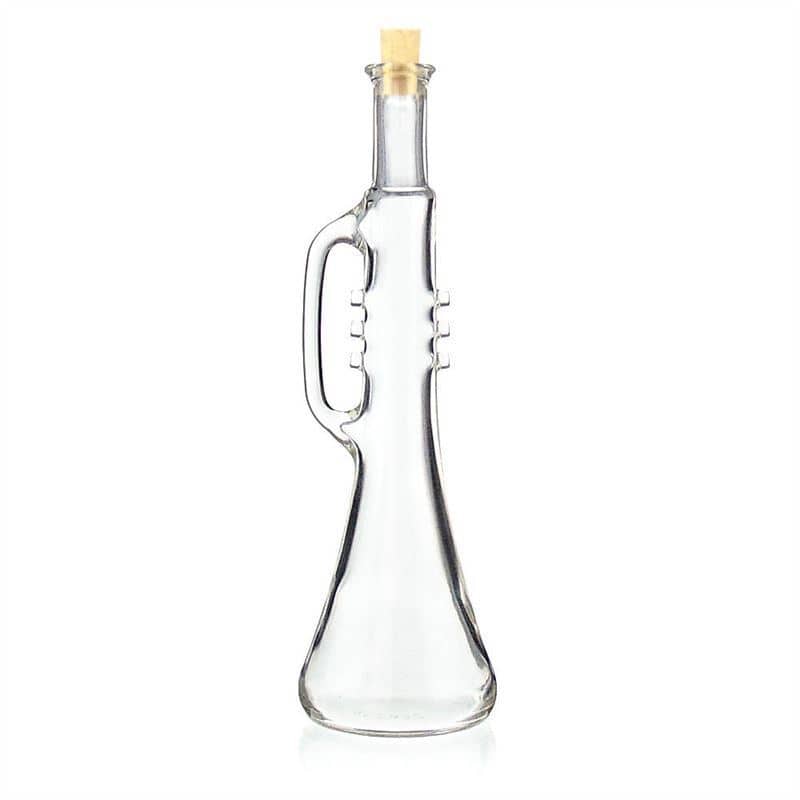 500 ml Glasflasche 'Trompete', Mündung: Kork 500 ml Glasflasche 'Trompete', Mündung: Kork