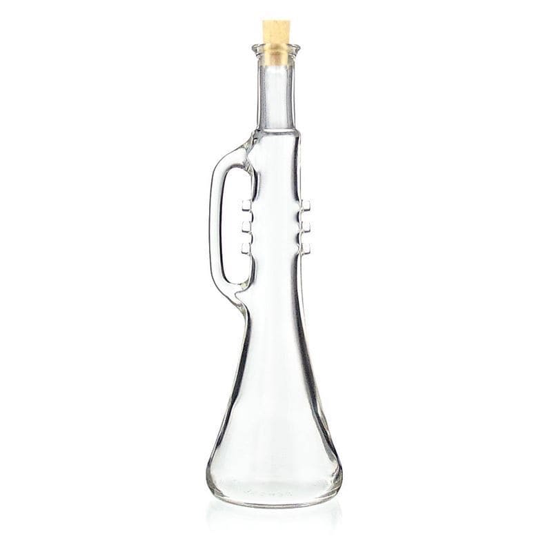 500 ml Glasflasche „Trompete“, Mündung: Kork
