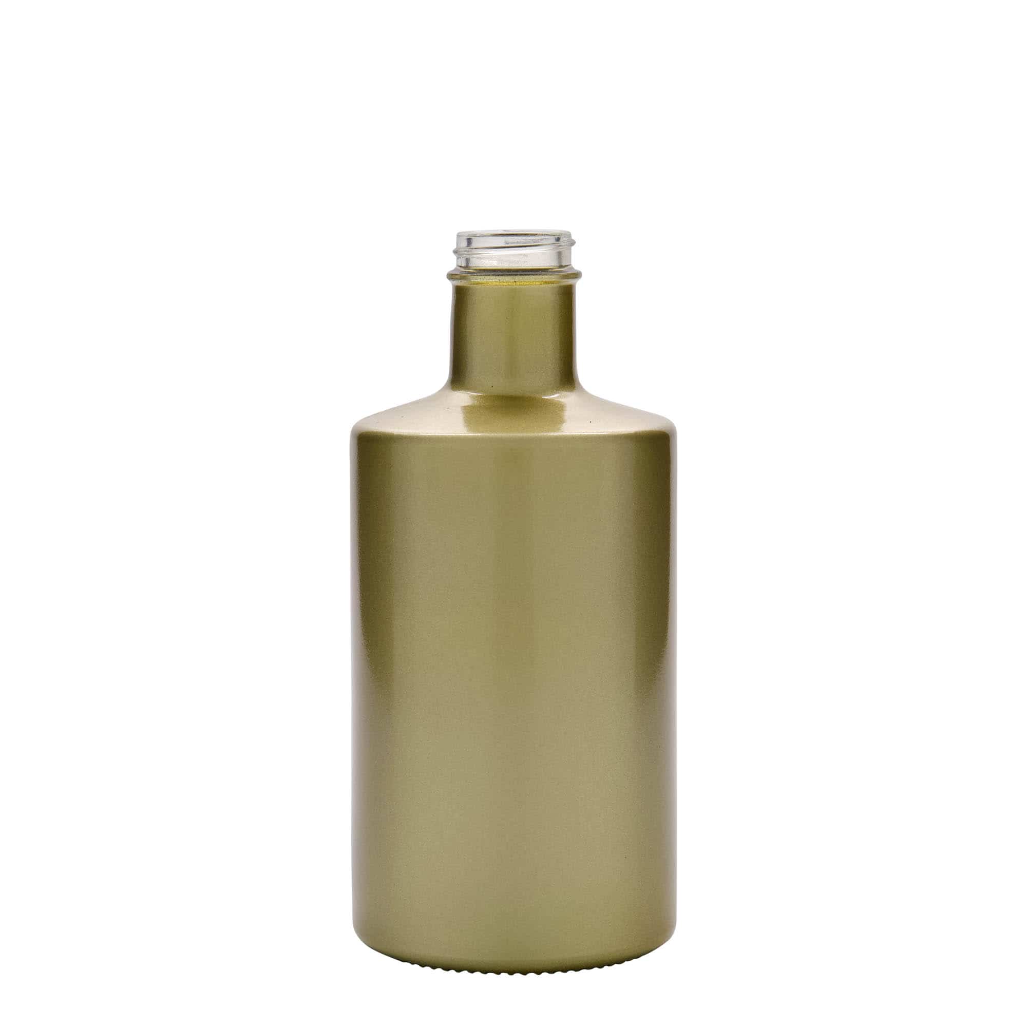 500 ml Glasflasche 'Caroline', gold, Mündung: GPI 33