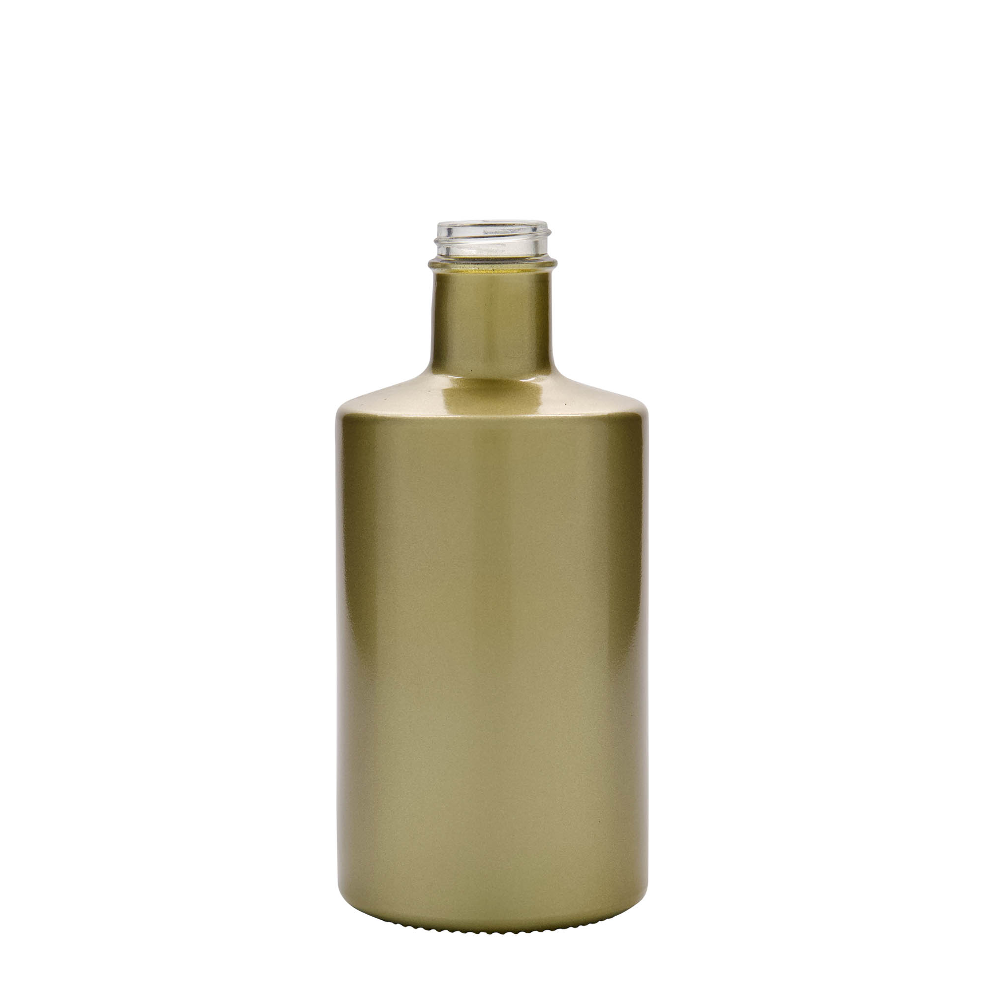 500 ml Glasflasche 'Caroline', gold, Mündung: GPI 33
