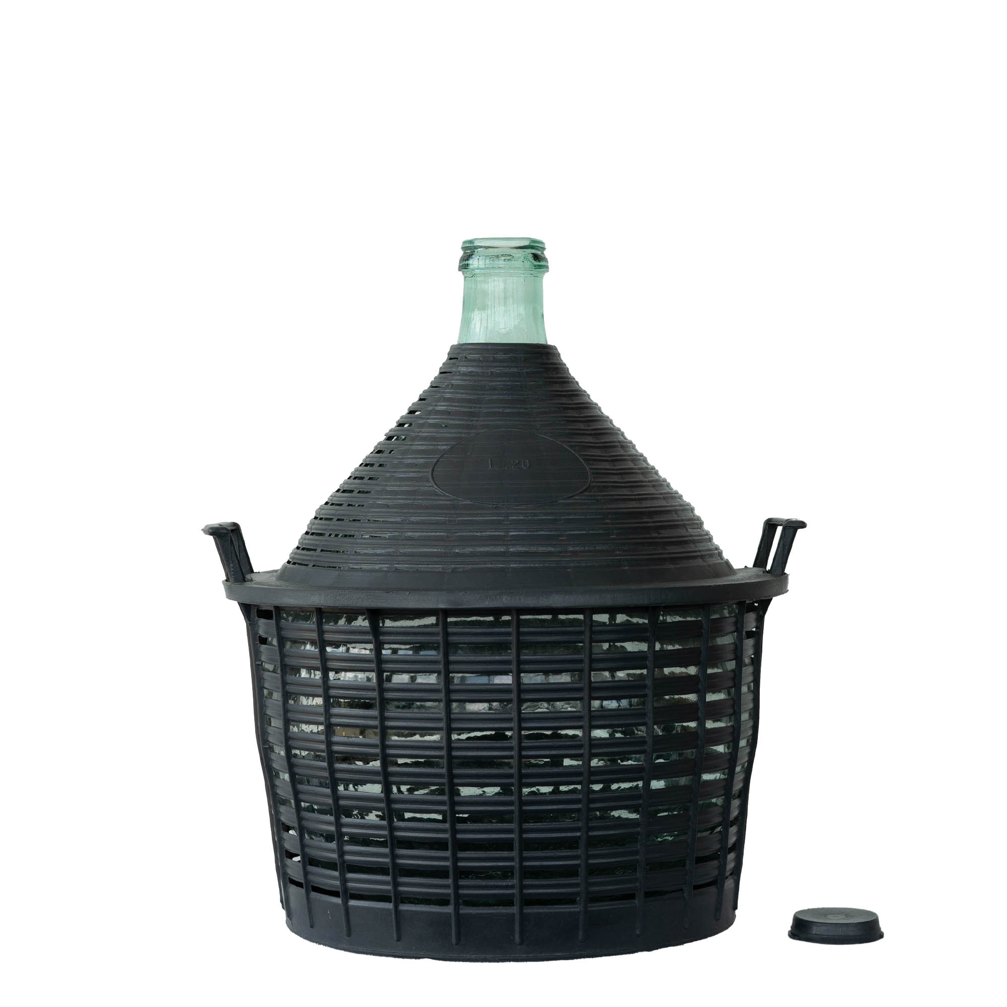 20 l Ballonflasche Enghals, Glas, Mündung: Stülpdeckel 20 l Ballonflasche Enghals, Glas, Mündung: Stülpdeckel