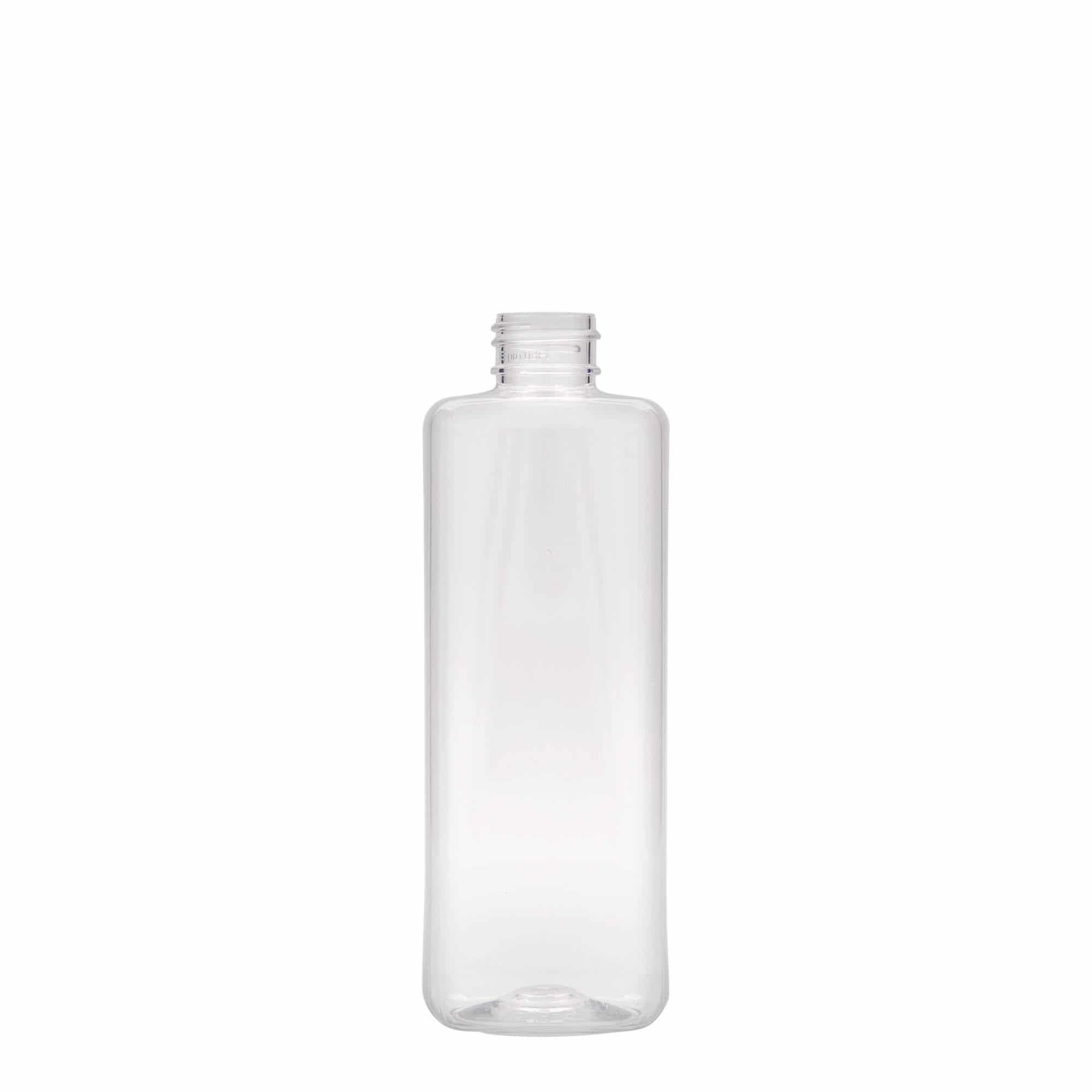 300 ml PET-Flasche 'Karl', quadratisch, Kunststoff, Mündung: GPI 24/410