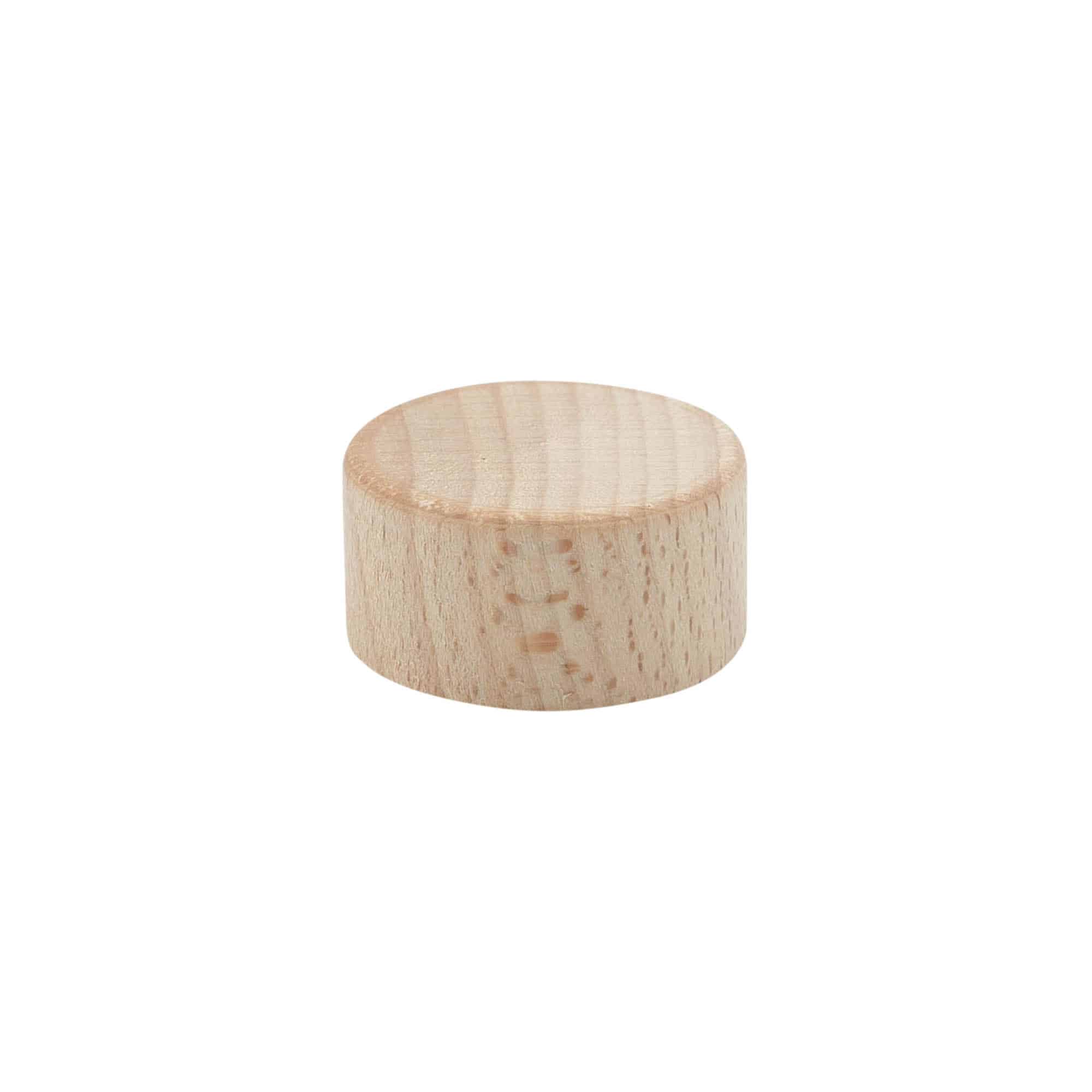 Schraubverschluss, Holz, beige, für Mündung: GPI 28/400 Schraubverschluss, Holz, beige, für Mündung: GPI 28/400