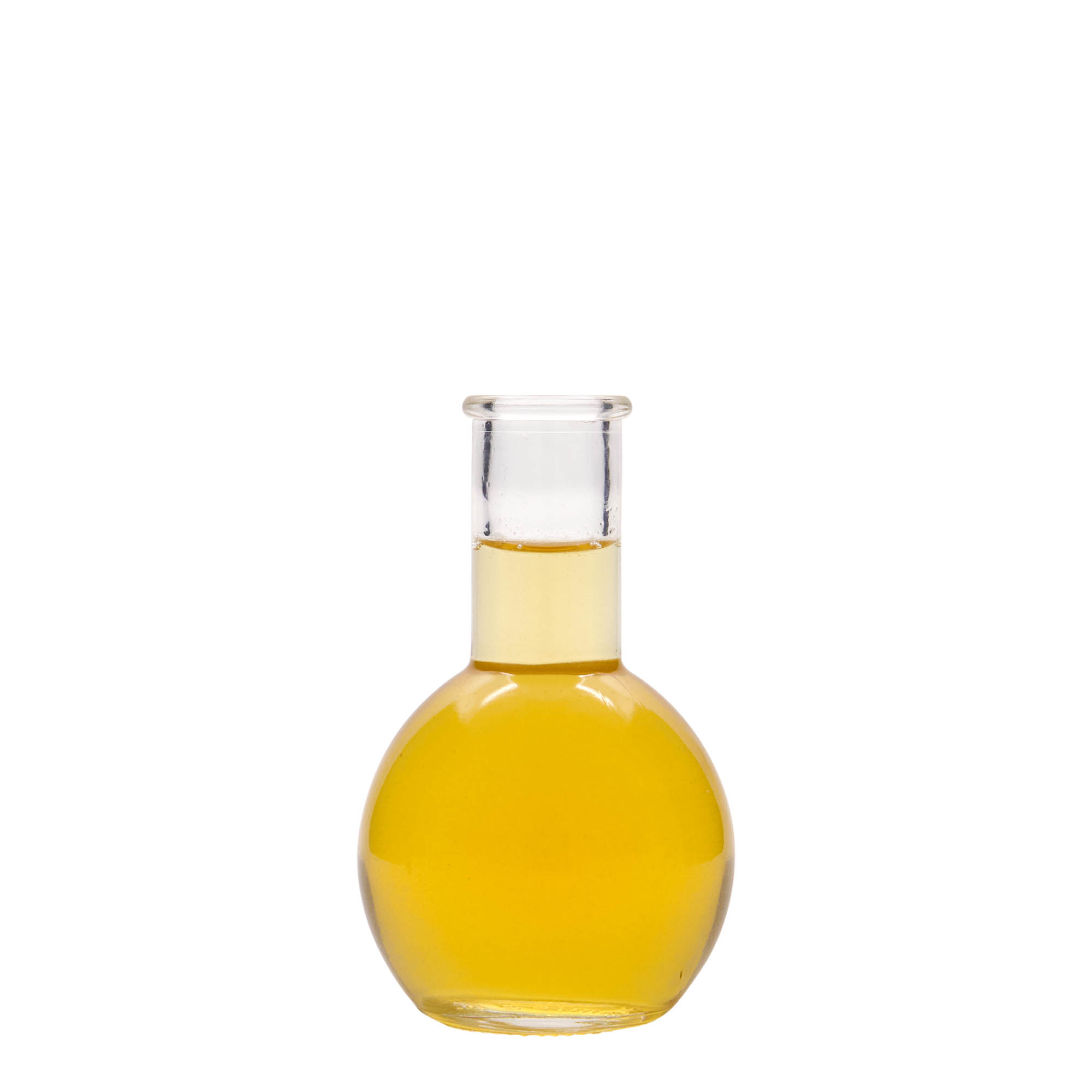 100 ml Glasflasche „Tulipano“, Mündung: Kork