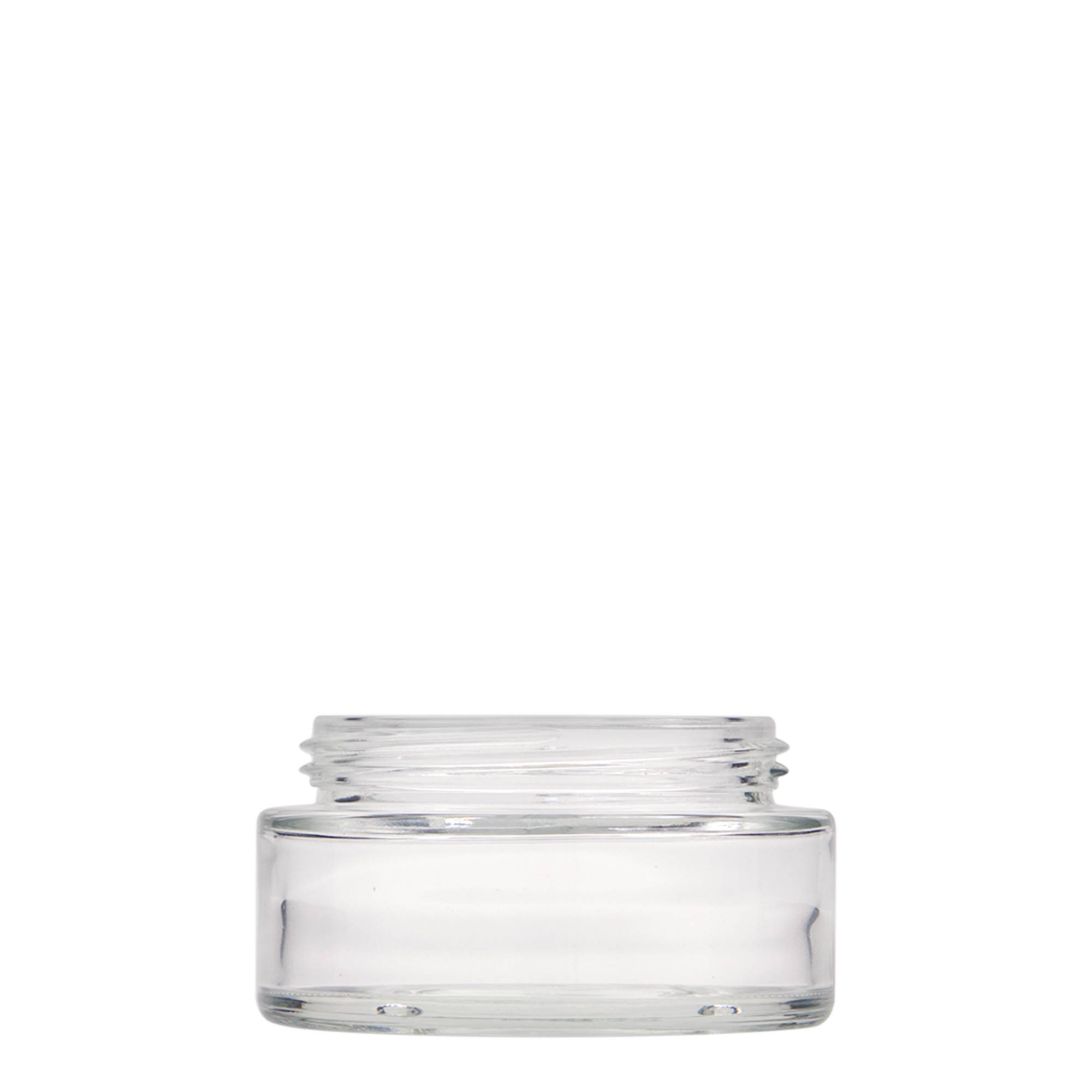 100 ml Tiegel 'Clear Edition', Glas, Mündung: Schraubverschluss