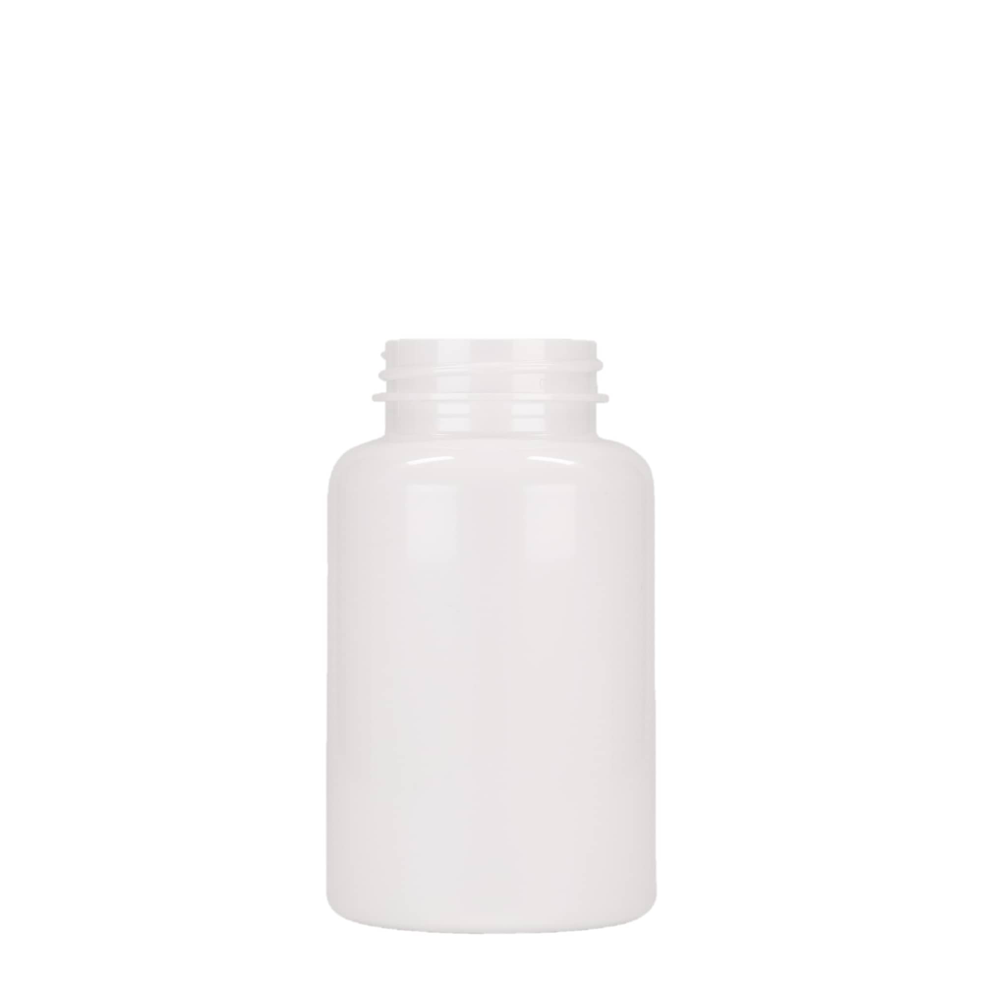 250 ml PET-Packer, Kunststoff, weiß, Mündung: 45/400 250 ml PET-Packer, Kunststoff, weiß, Mündung: 45/400