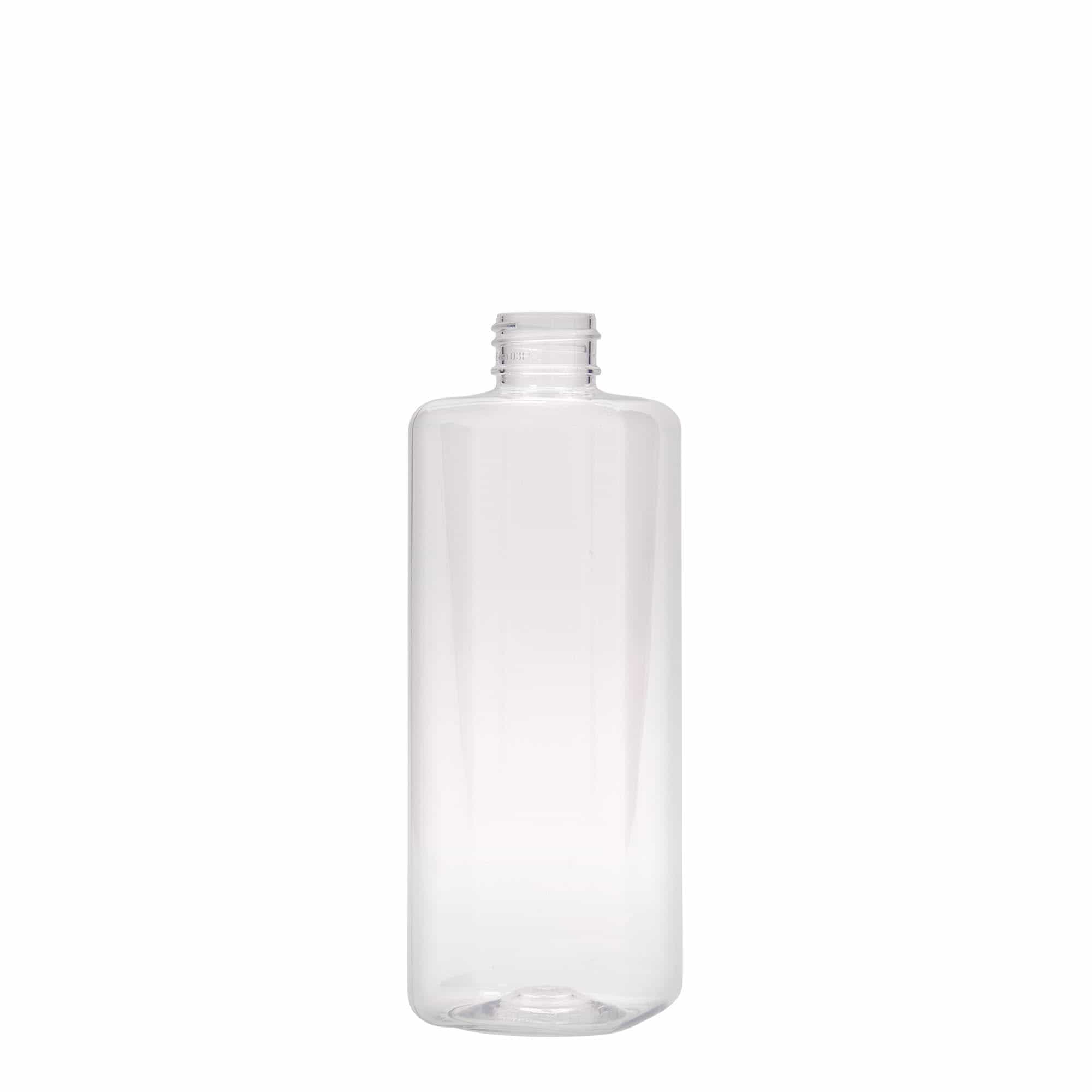 300 ml PET-Flasche 'Karl', quadratisch, Kunststoff, Mündung: GPI 24/410