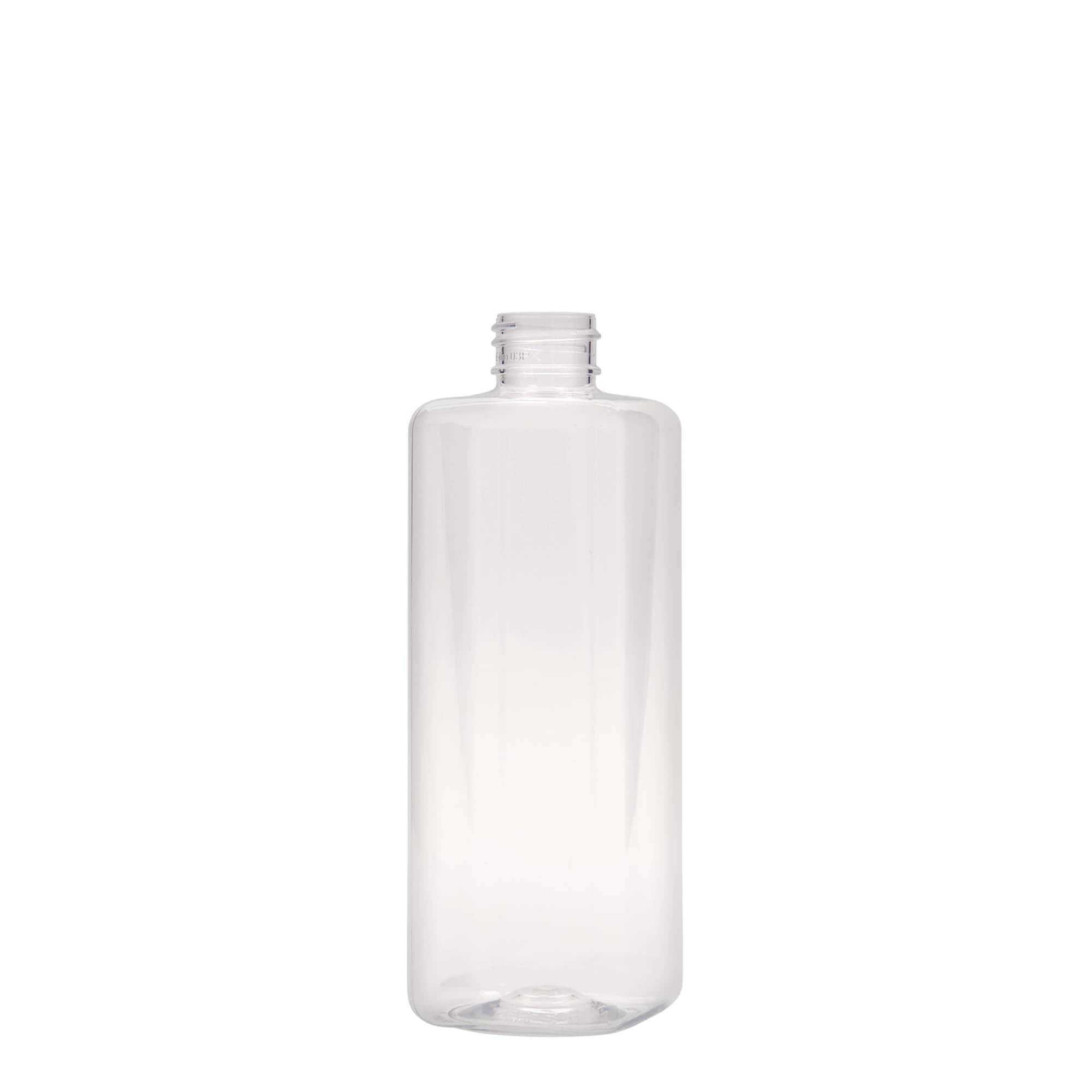 300 ml PET-Flasche 'Karl', quadratisch, Kunststoff, Mündung: 24/410