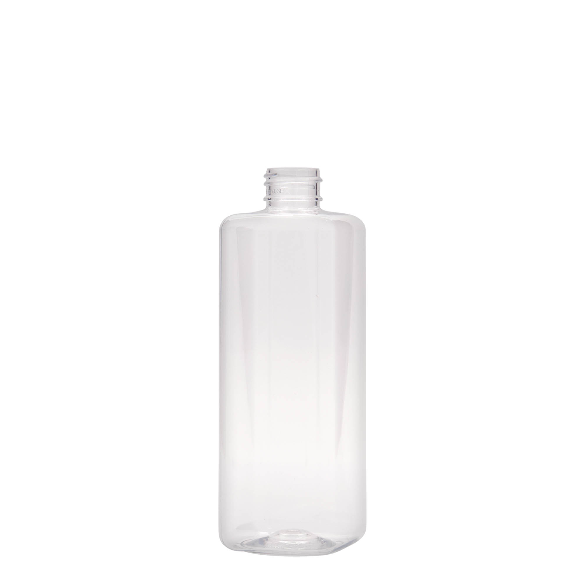 300 ml PET-Flasche 'Karl', quadratisch, Kunststoff, Mündung: 24/410