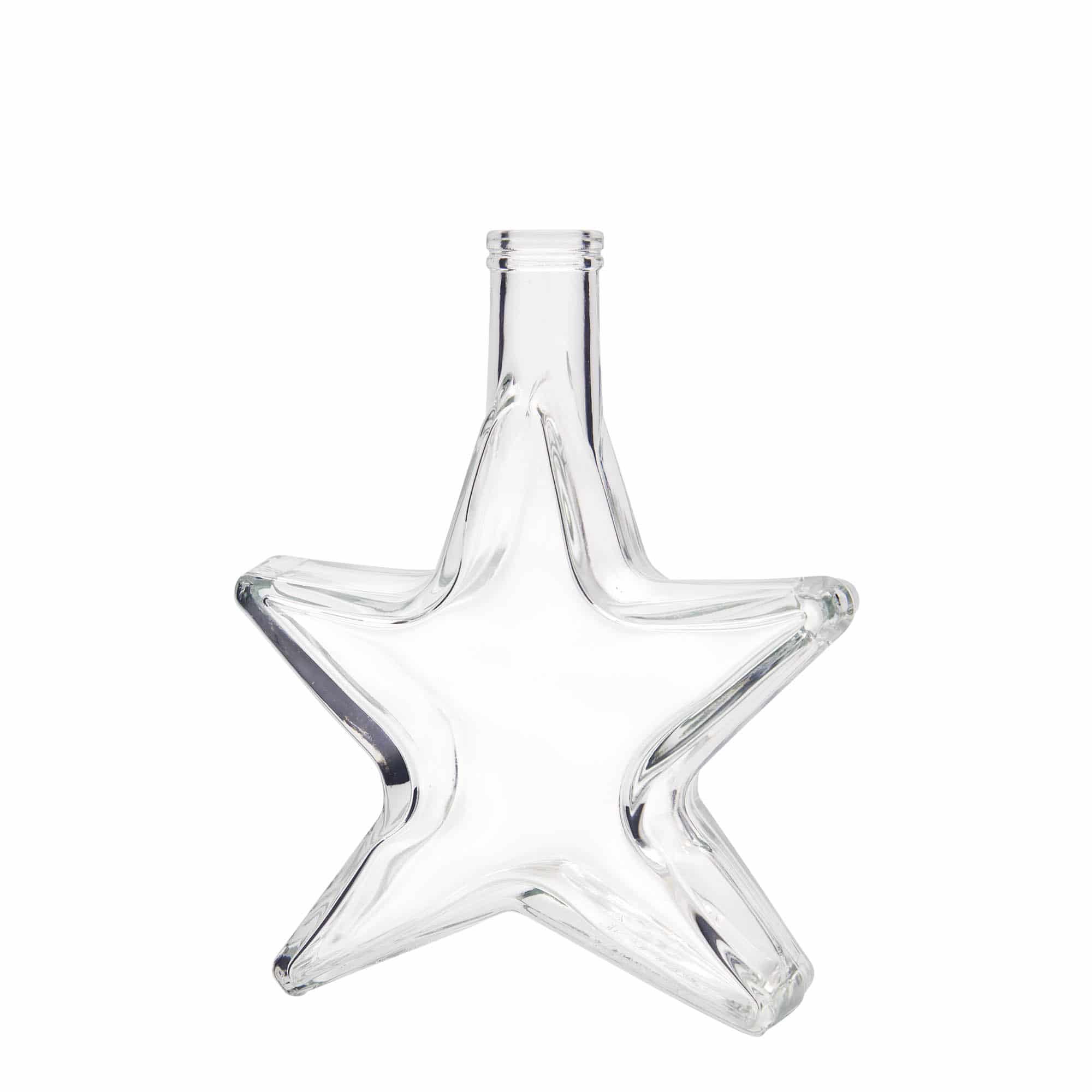 350 ml Glasflasche 'Stern', Mündung: Kork