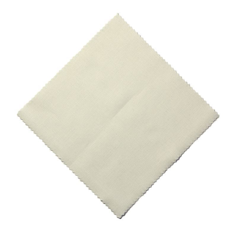 Stoffdeckchen 15x15, quadratisch, Textil, creme, Mündung:TO58-TO82