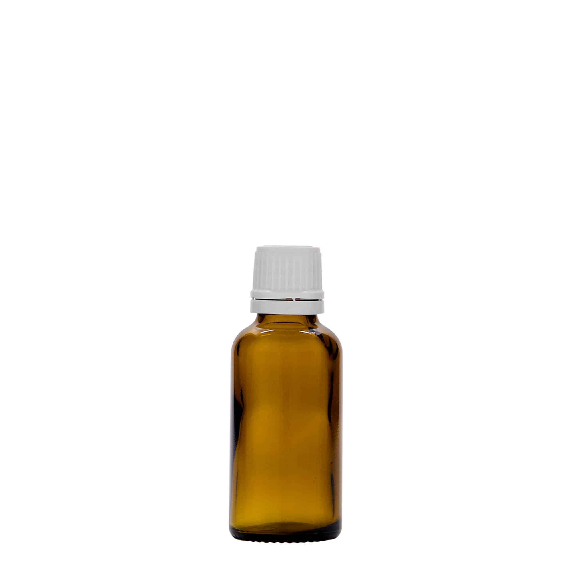 30 ml Medizinflasche, Glas, braun, Mündung: DIN 18