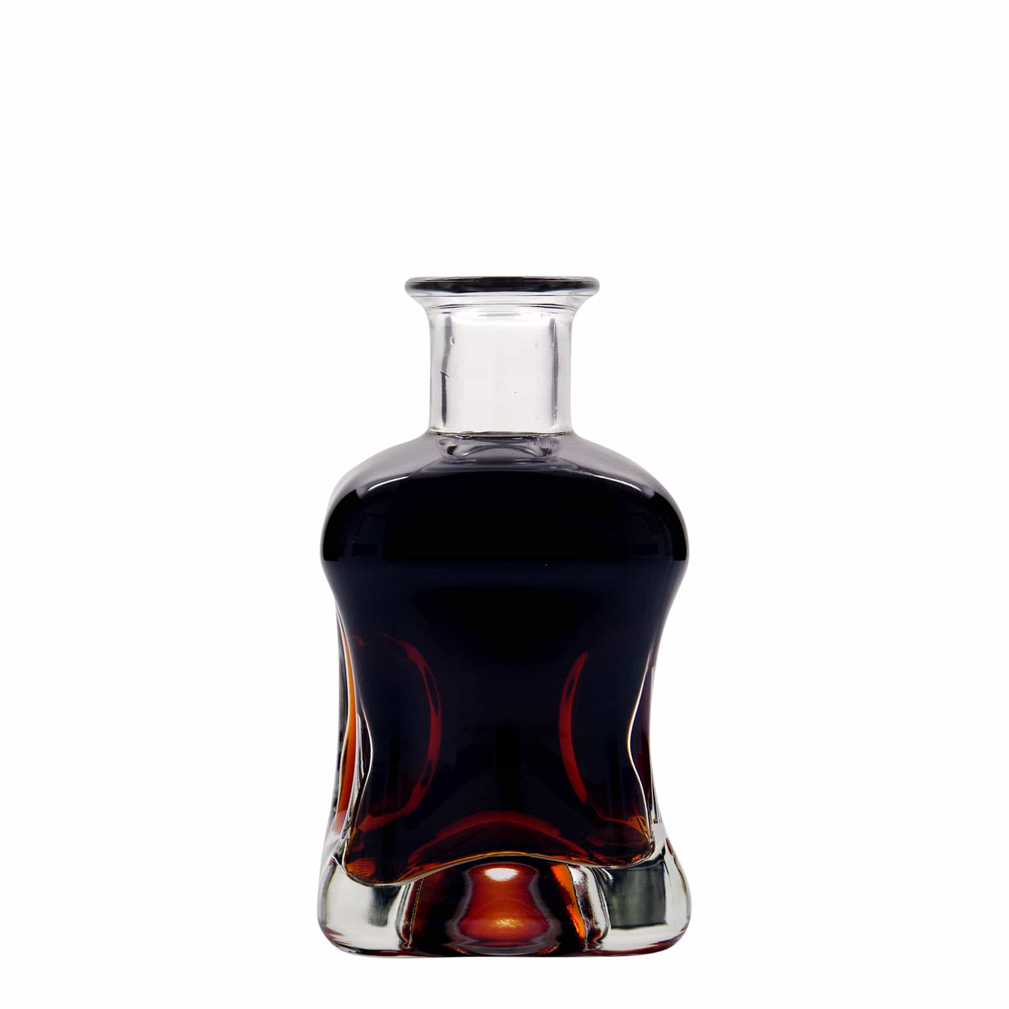 350 ml Glasflasche „Dublin“, quadratisch, Mündung: Kork