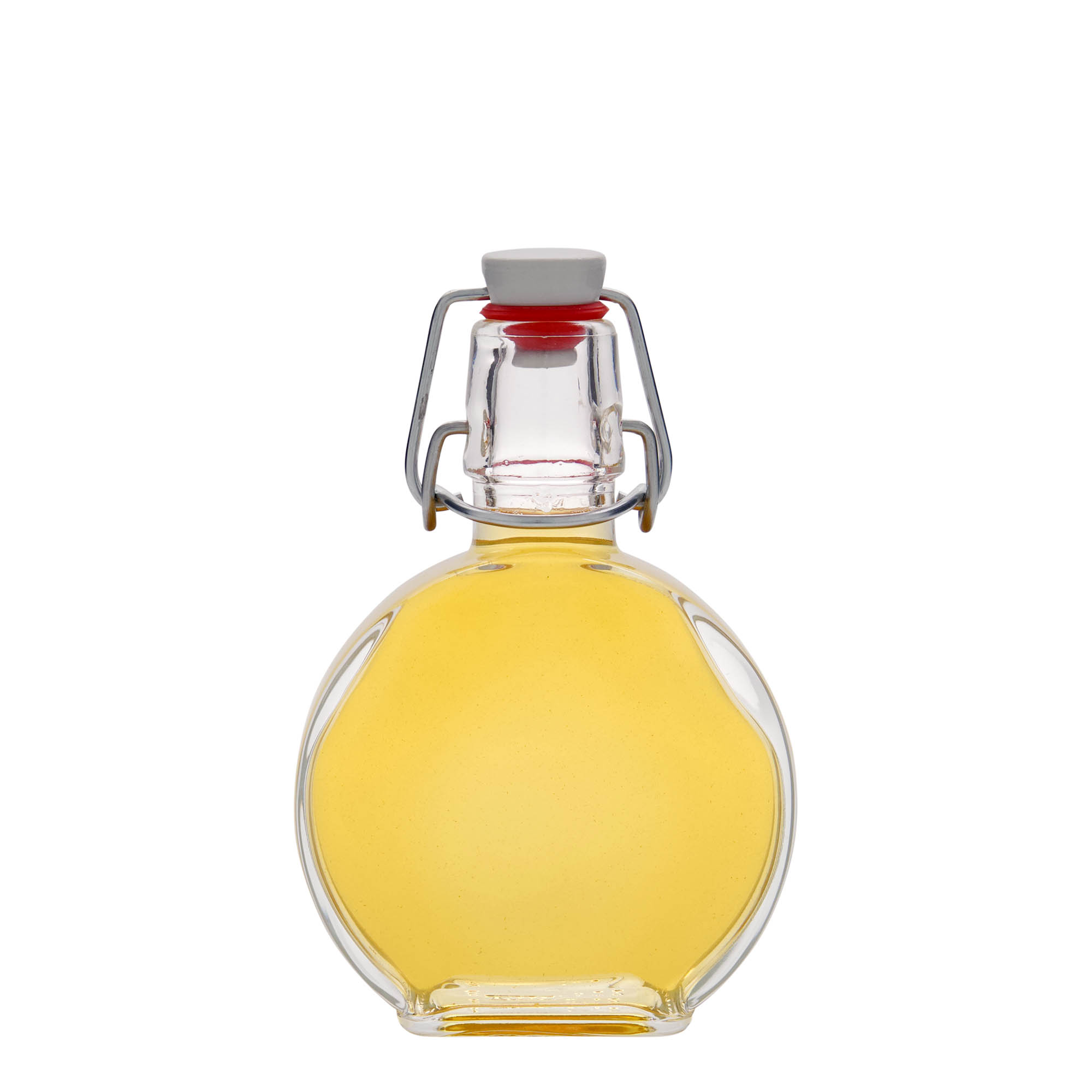 200 ml Glasflasche „Sensatione“, rechteckig, Mündung: Bügelverschluss