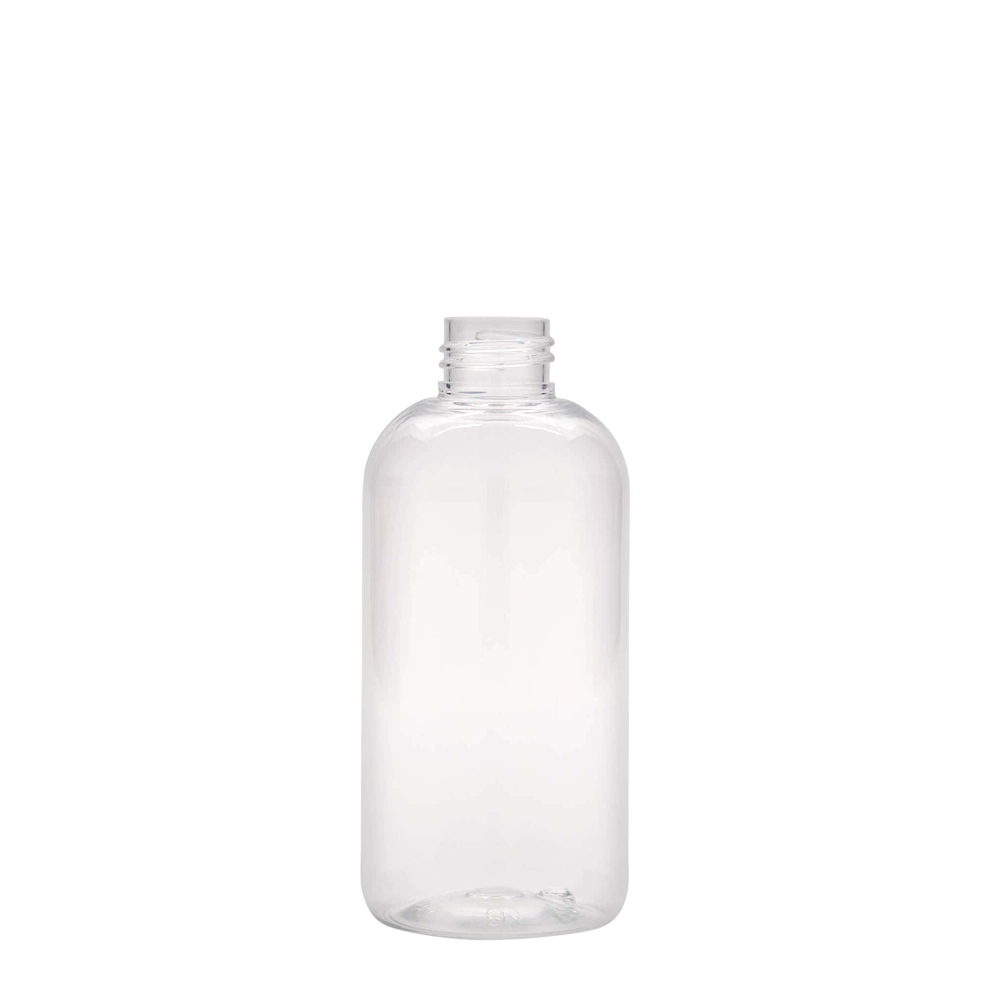 200 ml PET-Flasche 'Boston', Kunststoff, Mündung: 24/410 200 ml PET-Flasche 'Boston', Kunststoff, Mündung: 24/410
