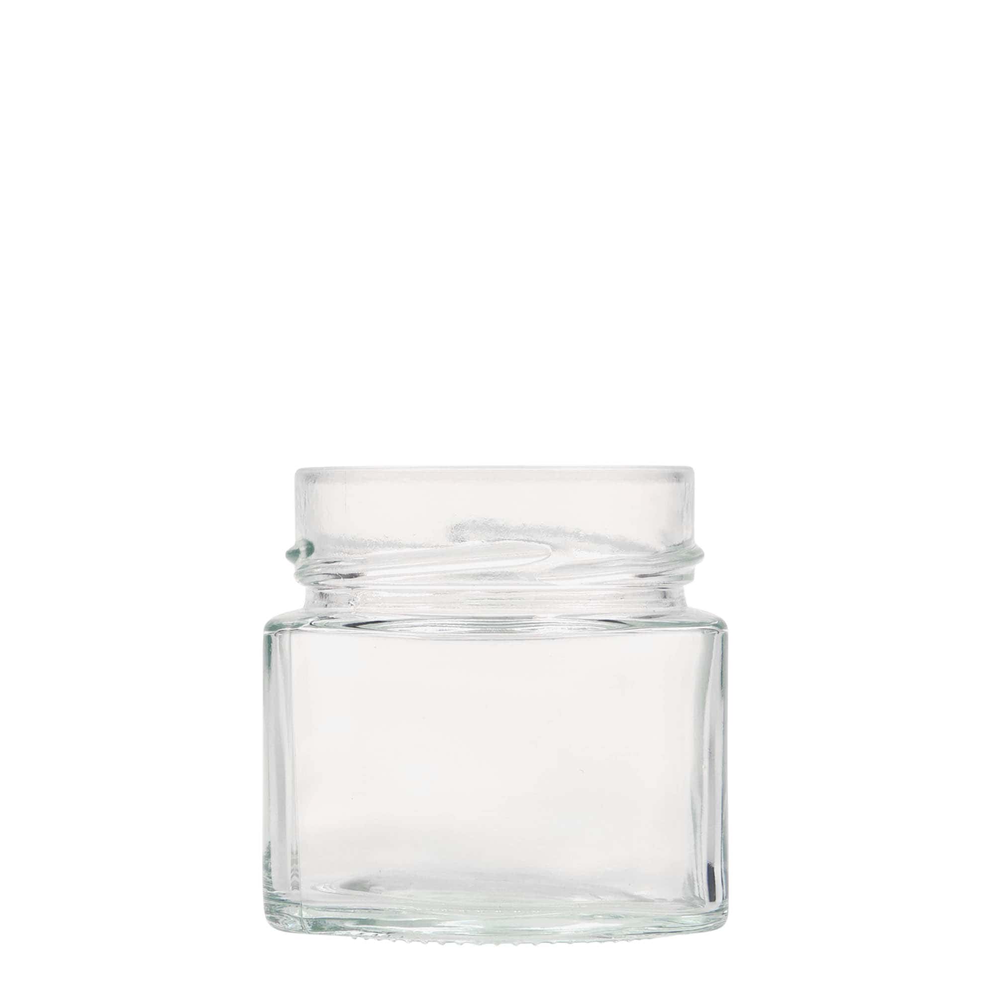 212 ml Vierkantglas 'Kimba', Mündung: Extra-Deep-Twist-Off (EDTO 70)