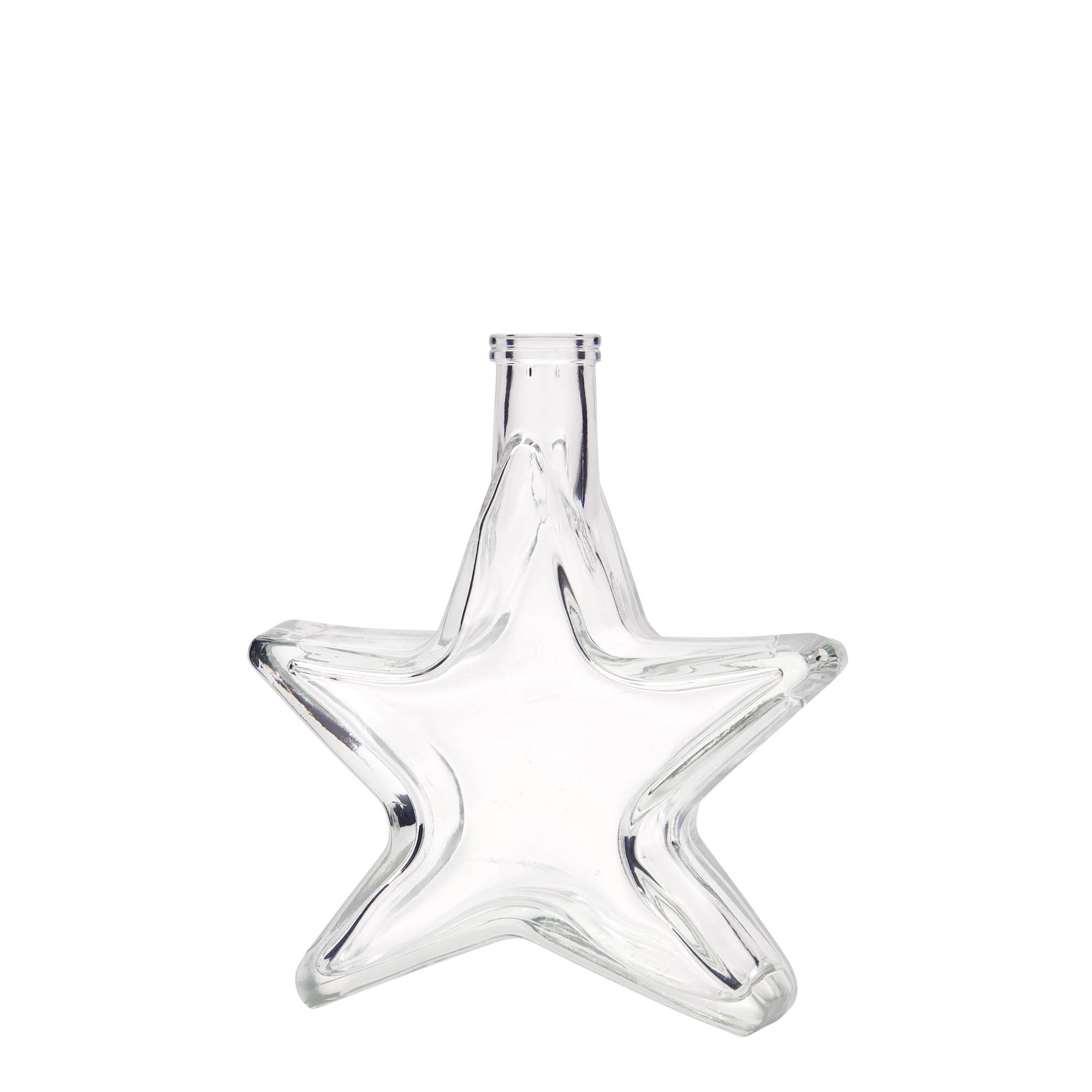 200 ml Glasflasche „Stern“, Mündung: Kork