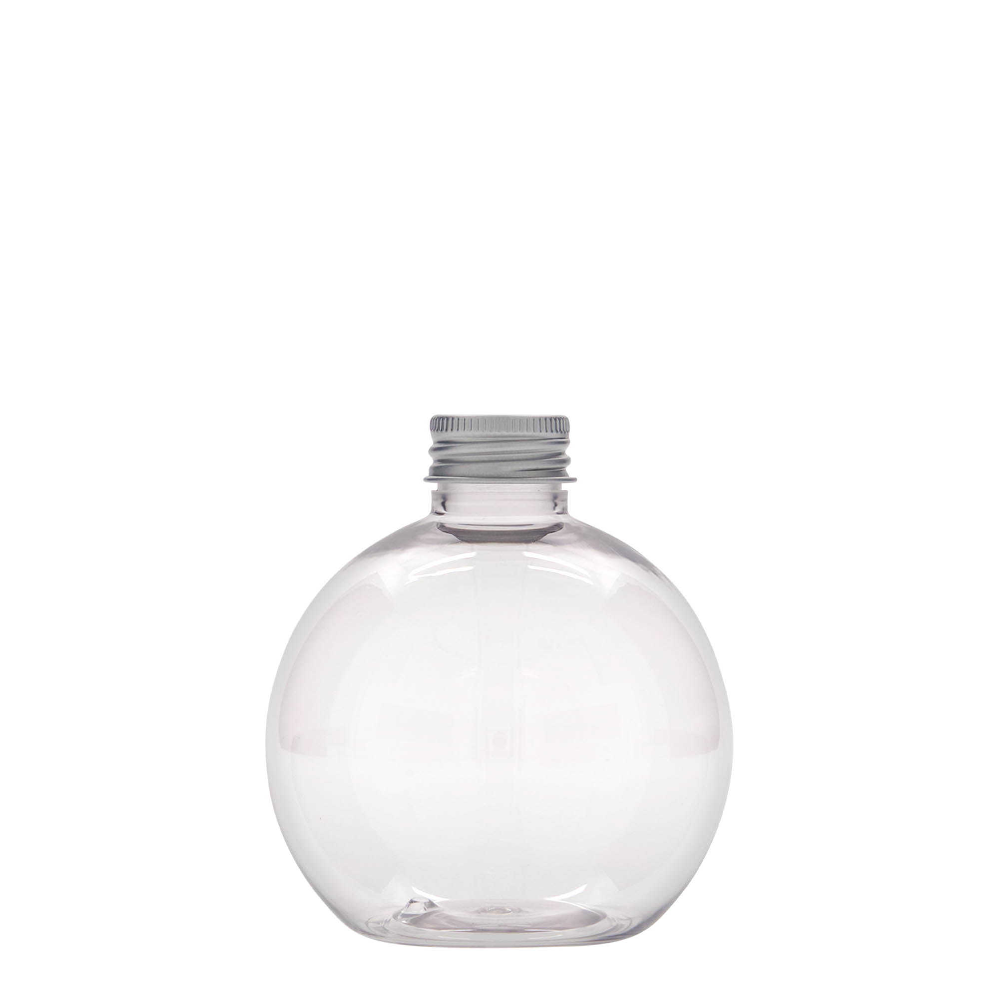 250 ml PET-Flasche 'Perry', rund, Kunststoff, Mündung: 24/410