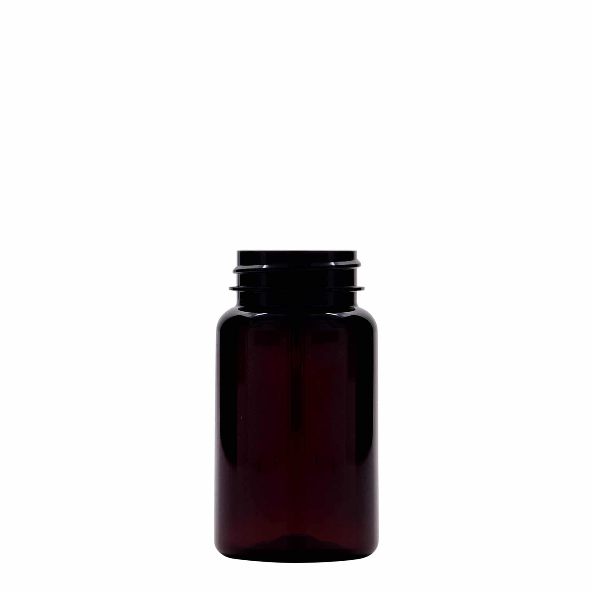 100 ml PET-Packer, Kunststoff, braun, Mündung: GPI 38/400 100 ml PET-Packer, Kunststoff, braun, Mündung: GPI 38/400
