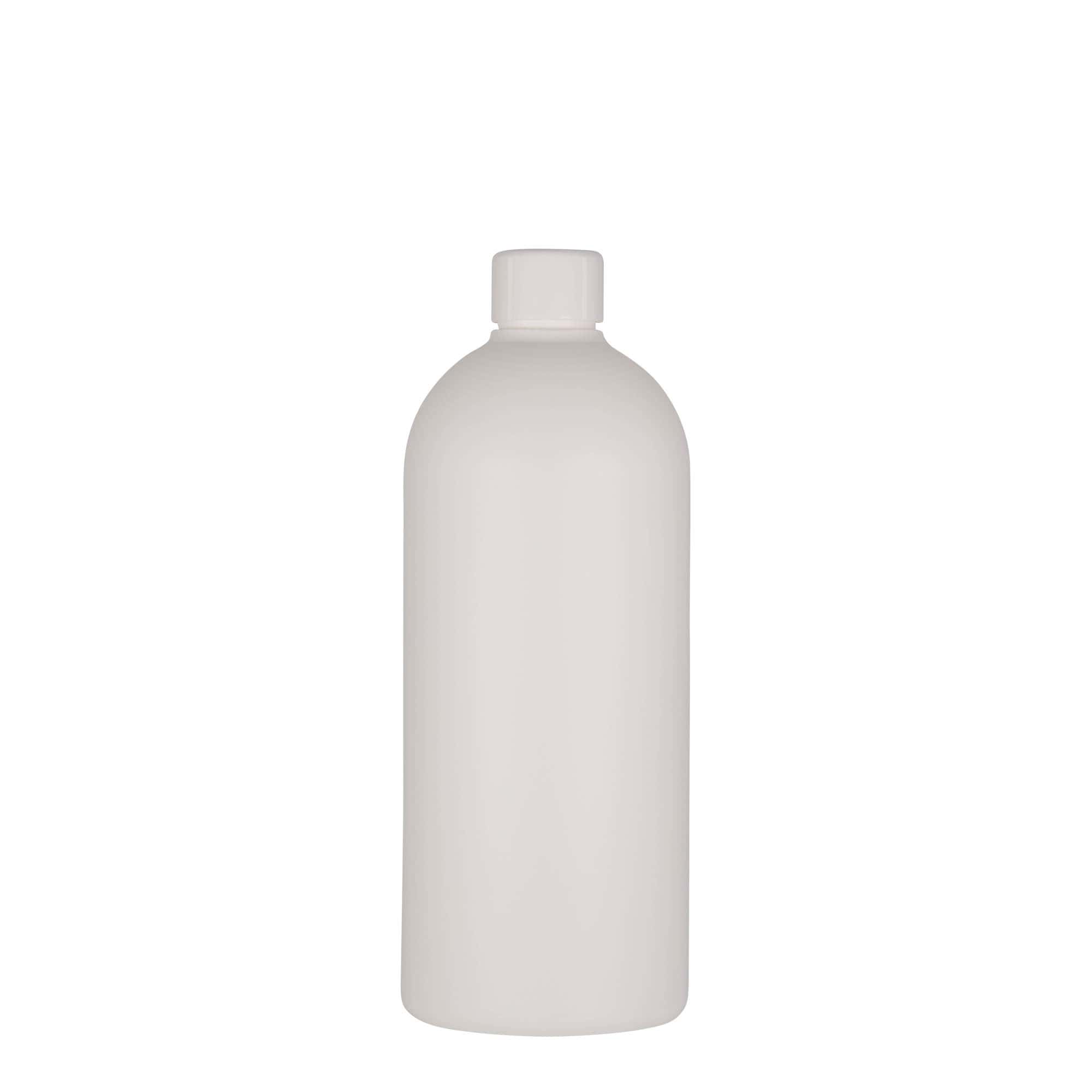 500 ml Kunststoffflasche 'Tuffy', HDPE, weiß, Mündung: GPI 24/410
