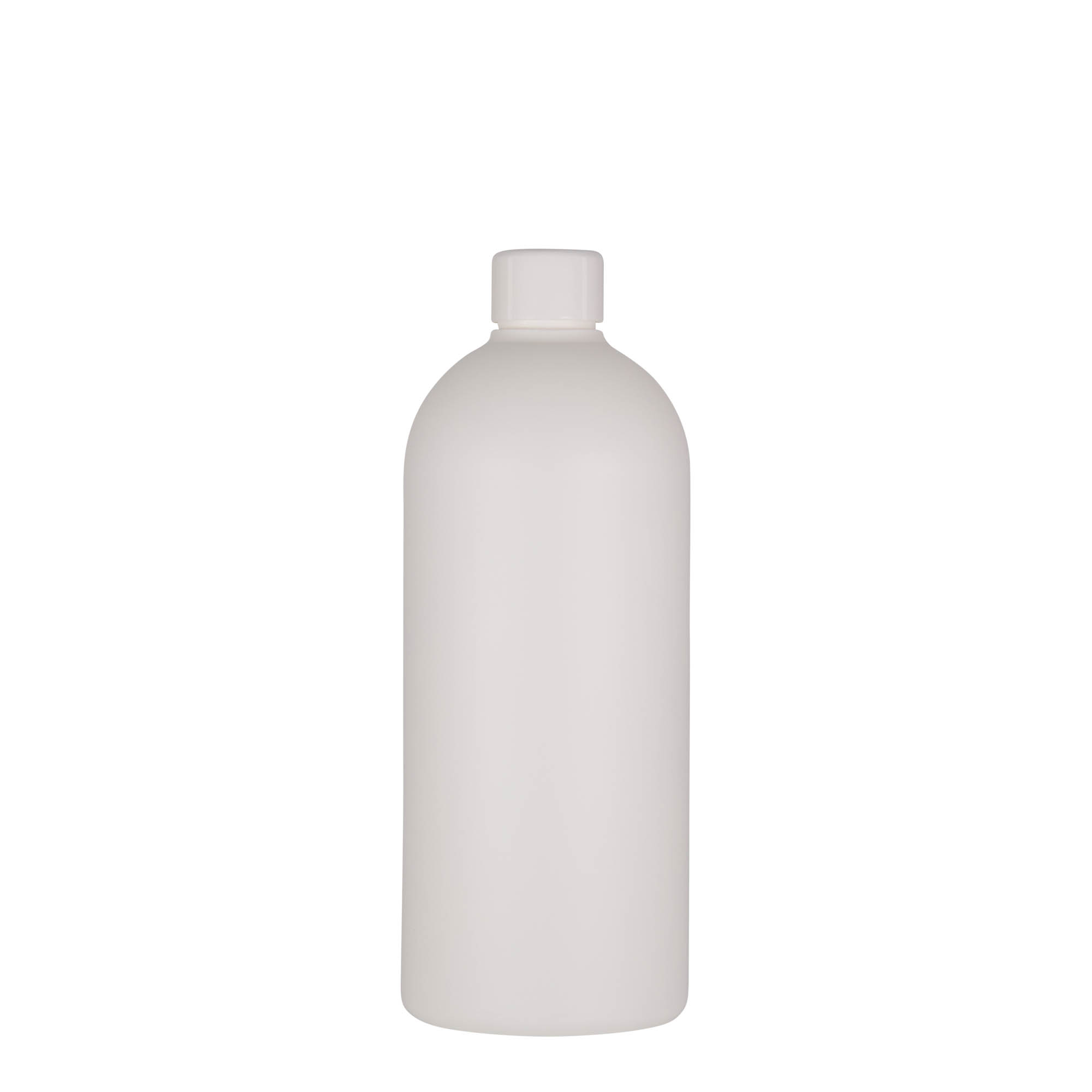 500 ml Kunststoffflasche 'Tuffy', HDPE, weiß, Mündung: 24/410 500 ml Kunststoffflasche 'Tuffy', HDPE, weiß, Mündung: 24/410