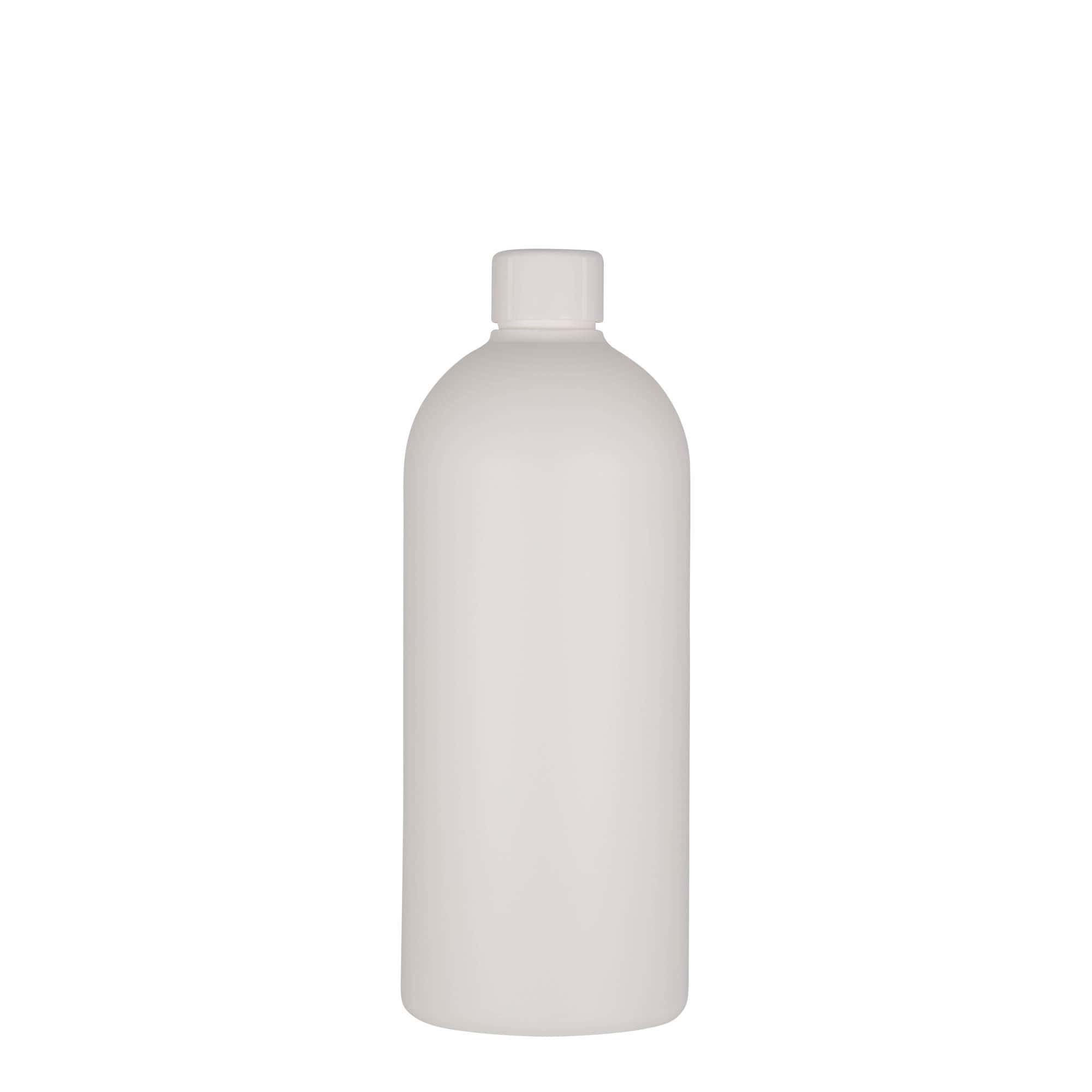 500 ml Kunststoffflasche 'Tuffy', HDPE, weiß, Mündung: 24/410