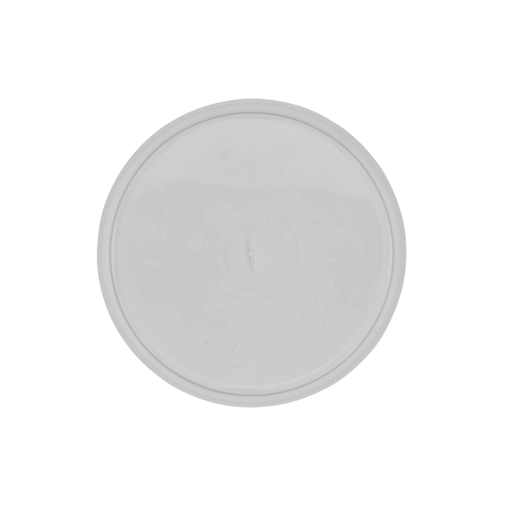 Deckel für 1,8 l Eimer, PP-Kunststoff, weiß