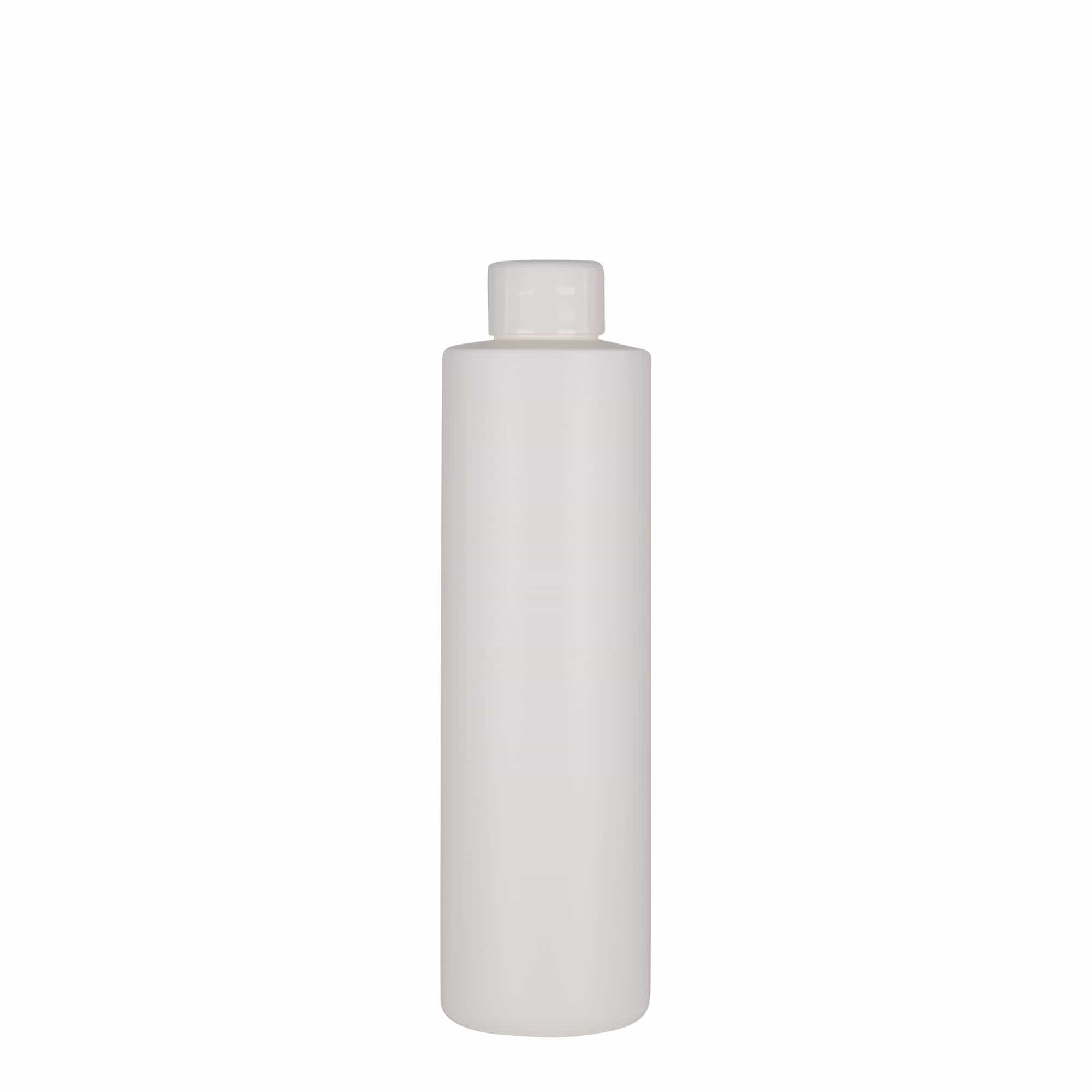 250 ml Kunststoffflasche 'Pipe', Green HDPE, weiß, Mündung: 24/410 250 ml Kunststoffflasche 'Pipe', Green HDPE, weiß, Mündung: 24/410