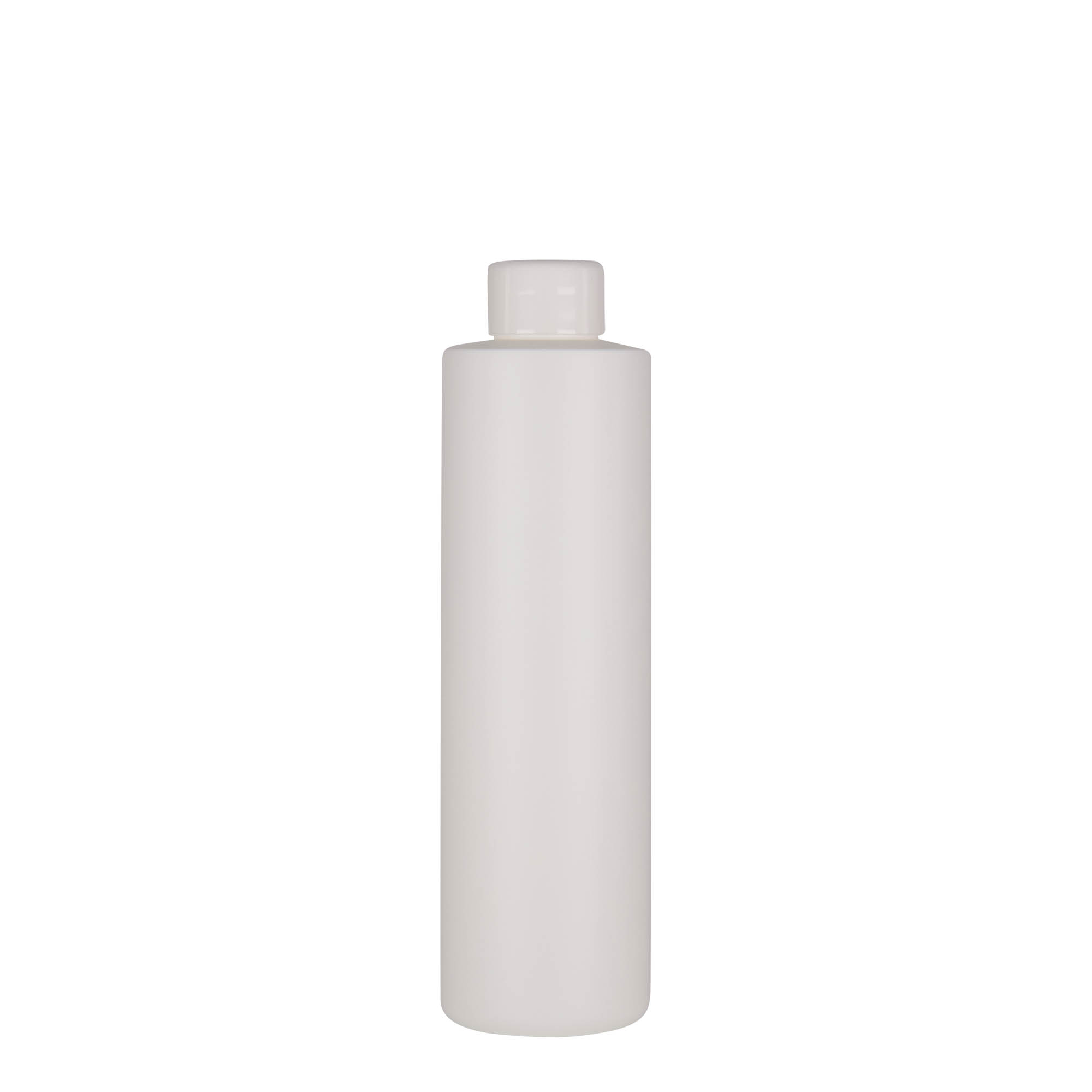 250 ml Kunststoffflasche 'Pipe', Green HDPE, weiß, Mündung: 24/410