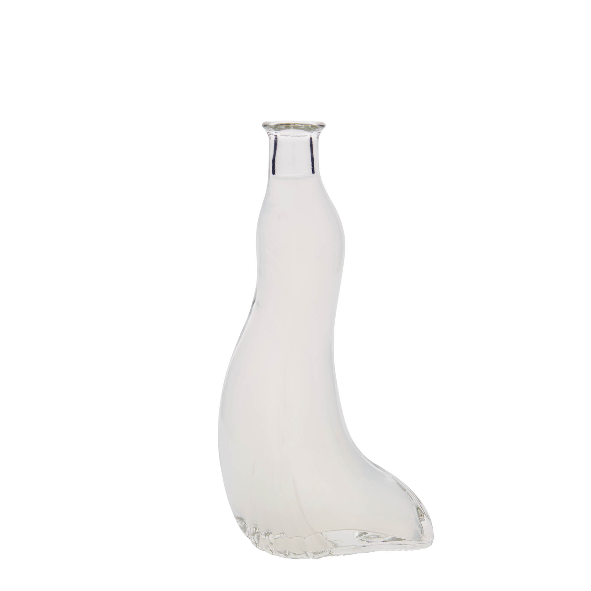 200 ml Glasflasche „Seehund“, Mündung: Kork