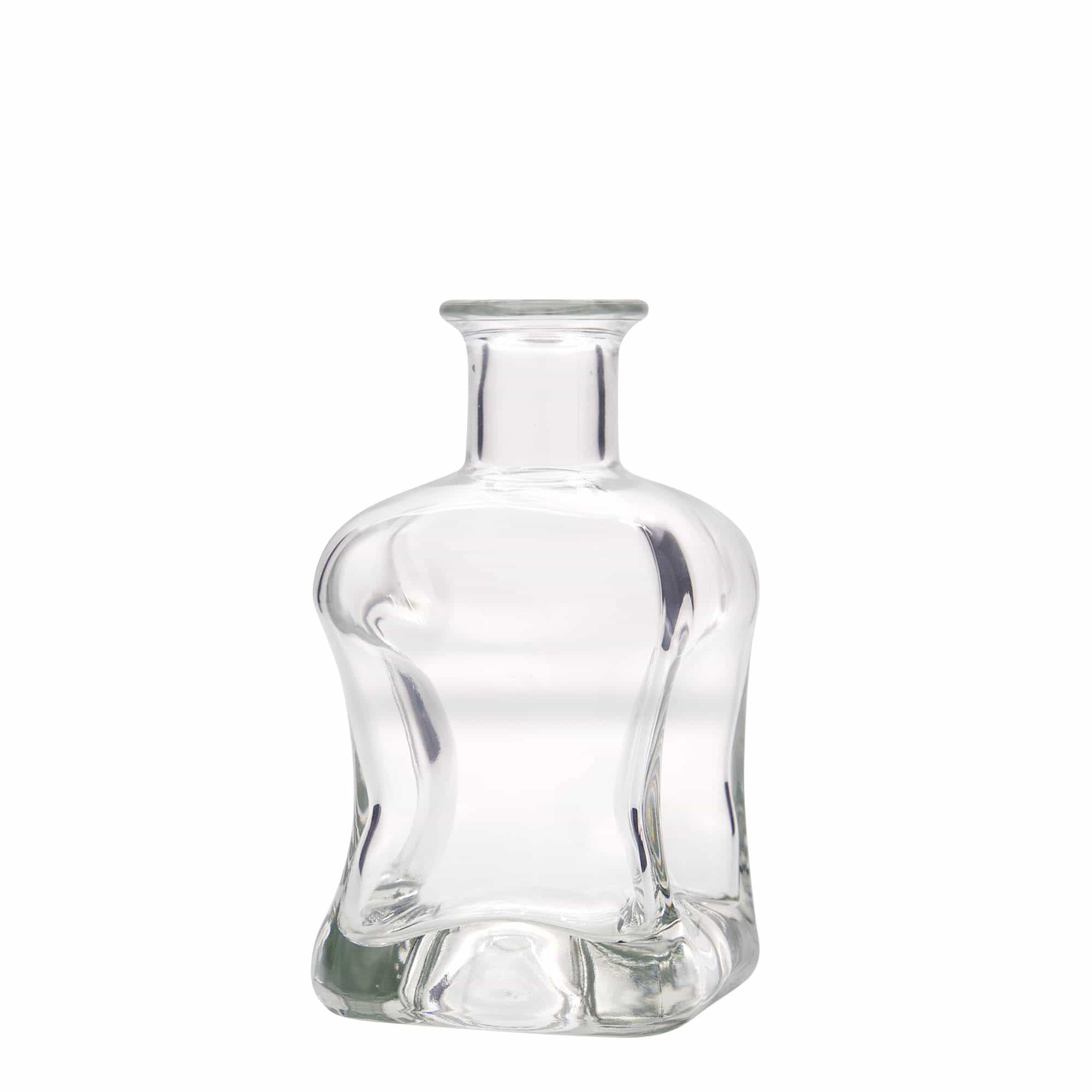 350 ml Glasflasche „Dublin“, quadratisch, Mündung: Kork