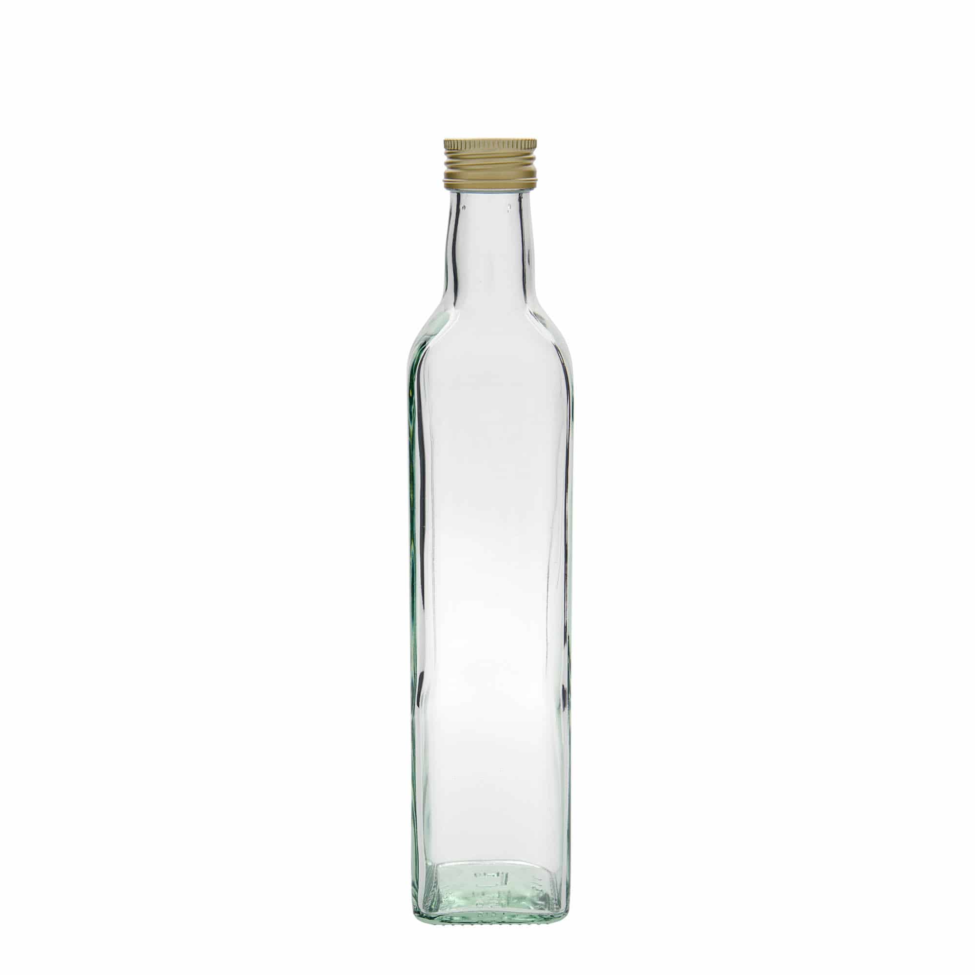 500 ml Glasflasche „Marasca“, quadratisch, Mündung: PP 31,5