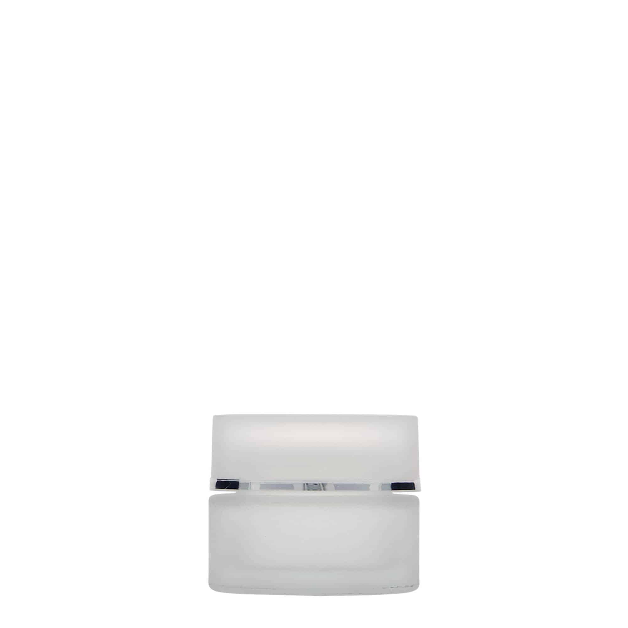 15 ml Tiegel „Platin Edition“, Glas, geeist, Mündung: Schraubverschluss
