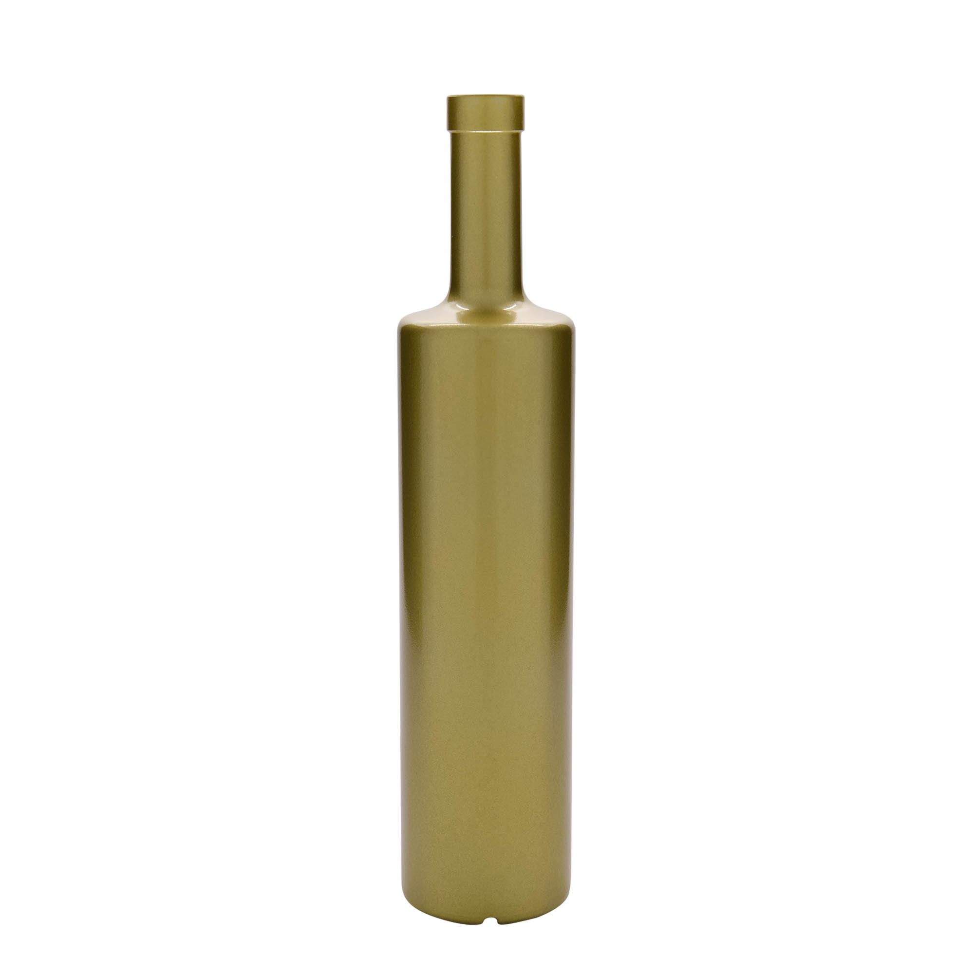 700 ml Glasflasche 'Centurio', gold, Mündung: Kork 700 ml Glasflasche 'Centurio', gold, Mündung: Kork