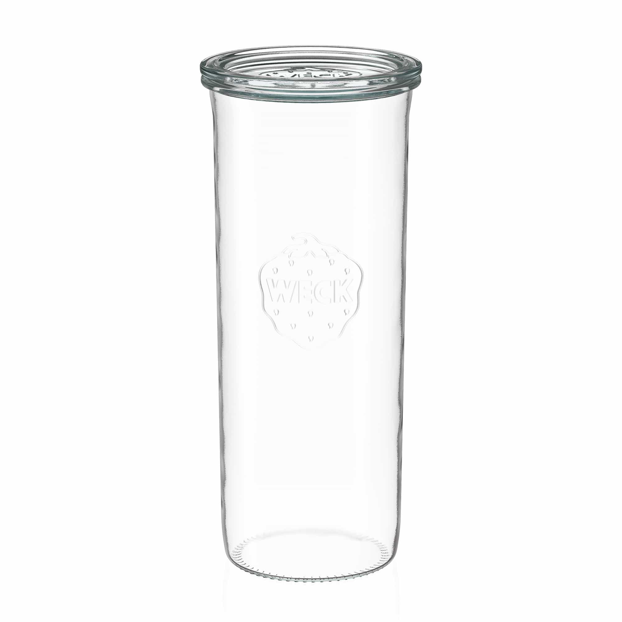 6x 1500ml WECK-Sturzglas mit Glasdeckel RR 100